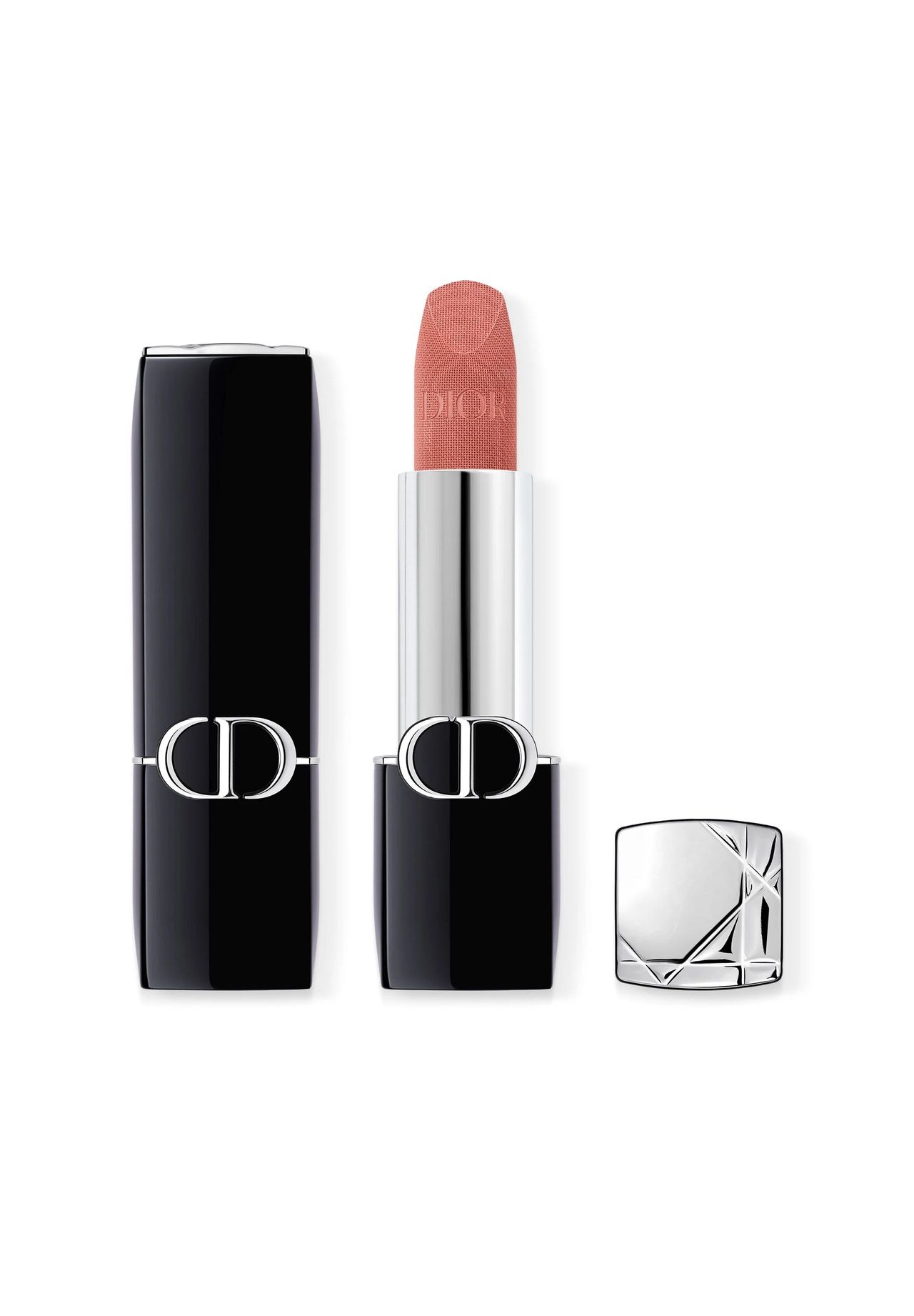 Rouge Dior Lippenstift Mit Couture-farbe - Samt- Und Satin-finish Feuchtigekeitsspendende Florale Lippenpflege Langer Halt, Lippen Make-up, lippenstifte, Fest, rot (CLASSIC ROSEWOOD), mattierend, Deckkraft: Mittel bis Hoch, rot, 3 1/2
