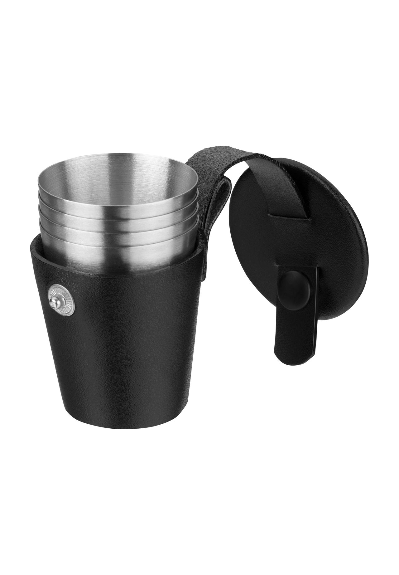 WMF Flachmann-Set 'Manhattan', 7 teilig, silber