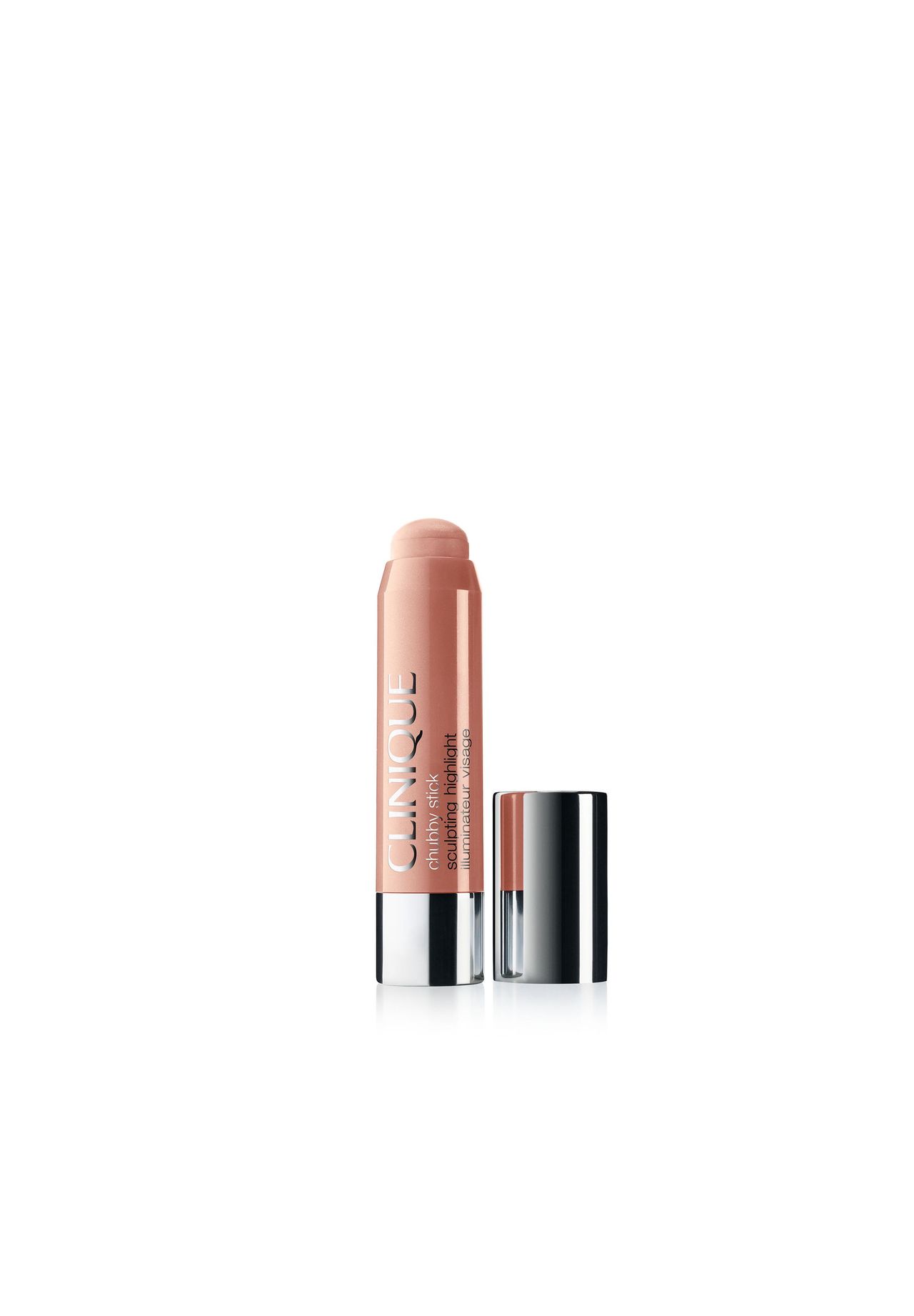CLINIQUE Chubby Stick™ Sculpting Highlight, Gesichts Make-up, highlighter, Creme, beige (02 SUMPRE STARDUST), strahlend|langanhaltend, Deckkraft: Hoch, augenärztlich getestet|dermatologisch getestet, beige, 6 G