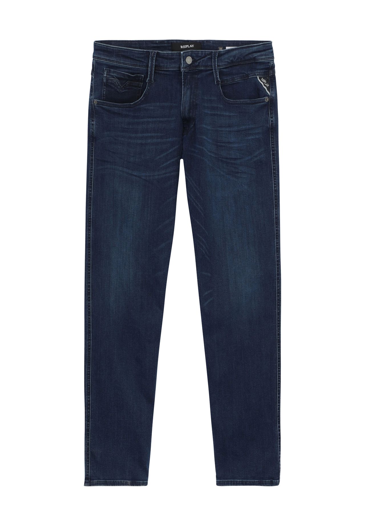 REPLAY Jeanshose, Straight, für Herren, blau, 30/32