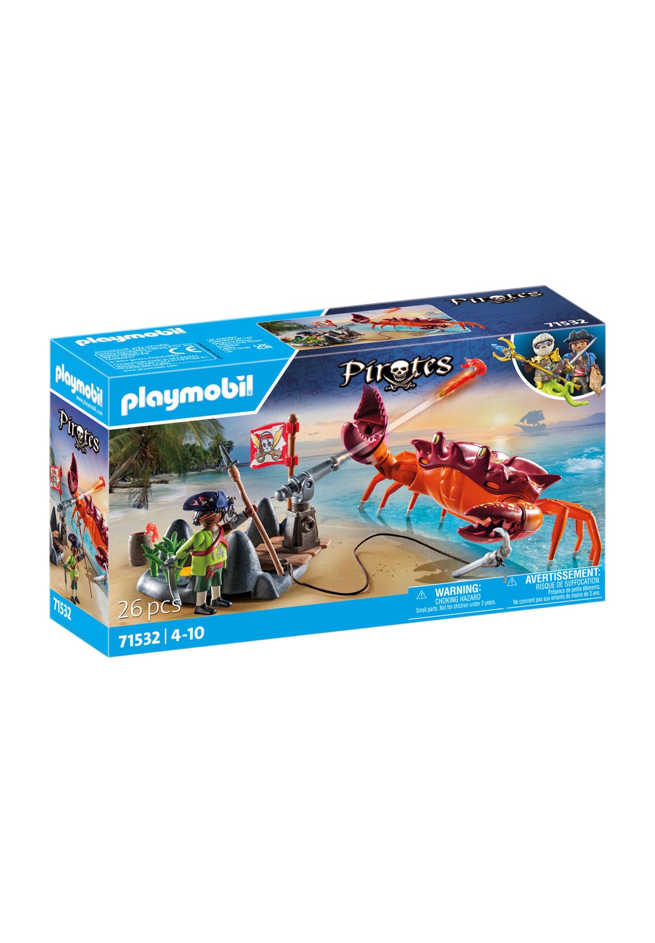 playmobil® Pirates - Kampf gegen die Riesenkrabbe 71532