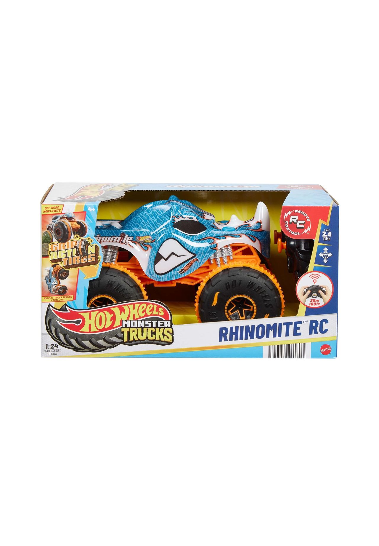 Hot Wheels RC Monster Trucks Rhinomite, mehrfarbig