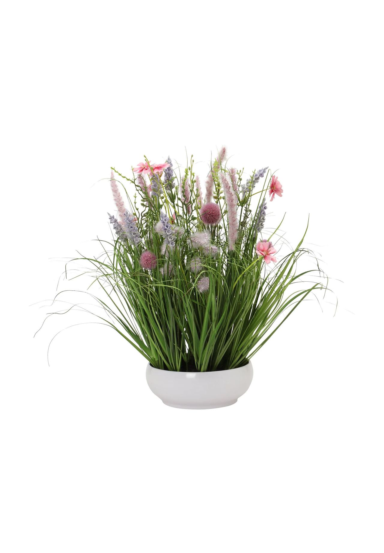 GALERIA home Kunstpflanze Wiesenblumen, grün|pink|weiß