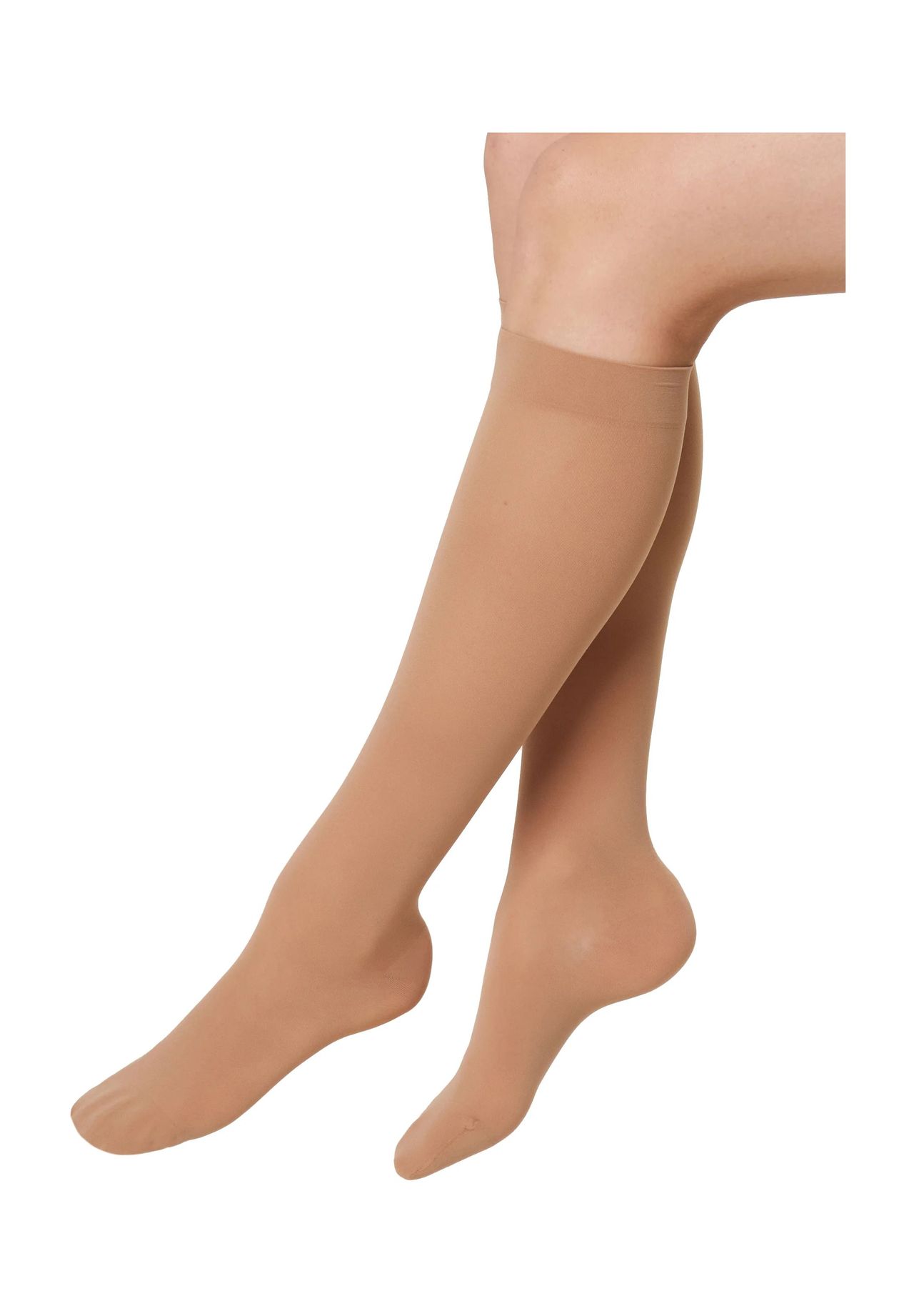 ITEM m6 Overknees, Kompression, verbesserte Blutzirkulation, für Damen, beige, 36-38