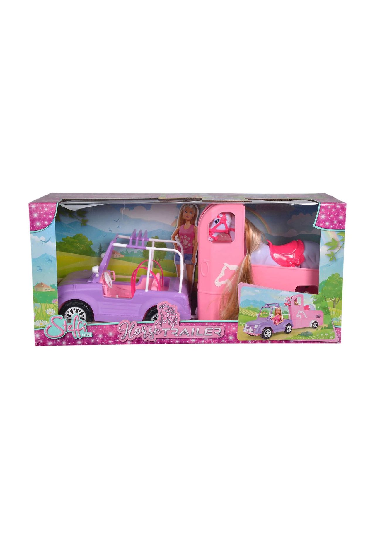Steffi LOVE Spielset 'Pferde Trailer', lila|rosa
