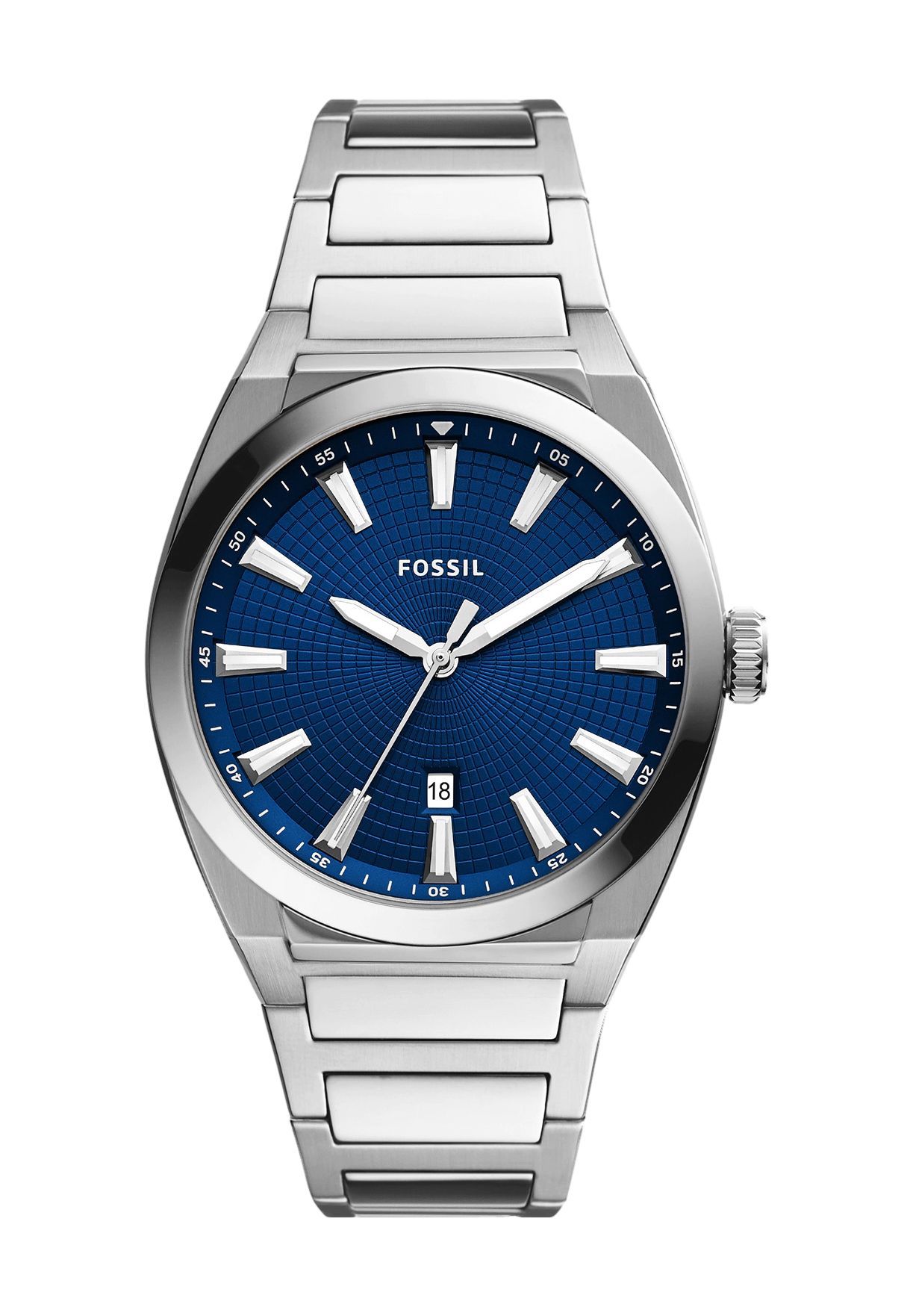 FOSSIL Herrenuhr 'Everett FS5822', silber