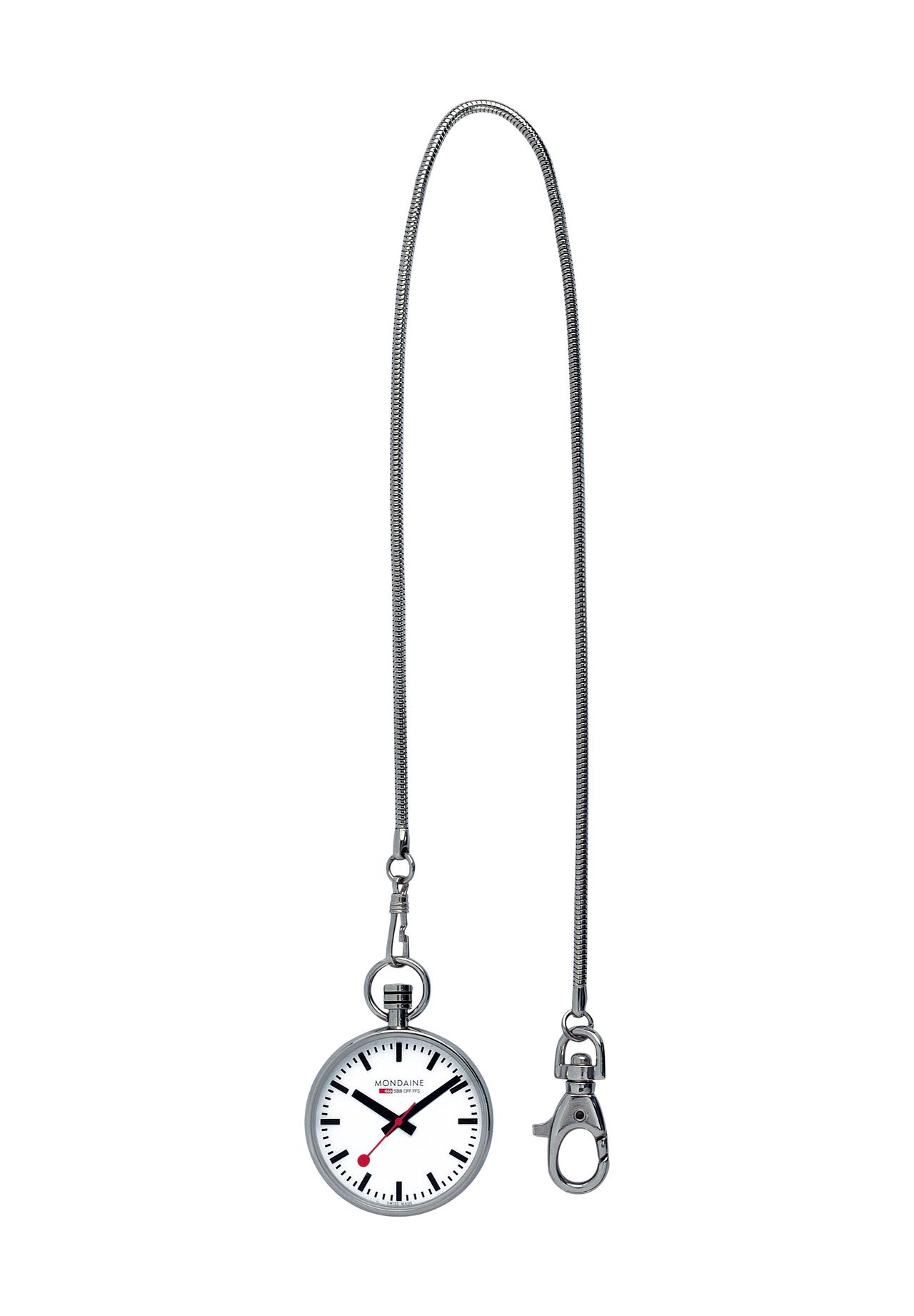 MONDAINE® Taschenuhr 'A660.30316.11SB', silber