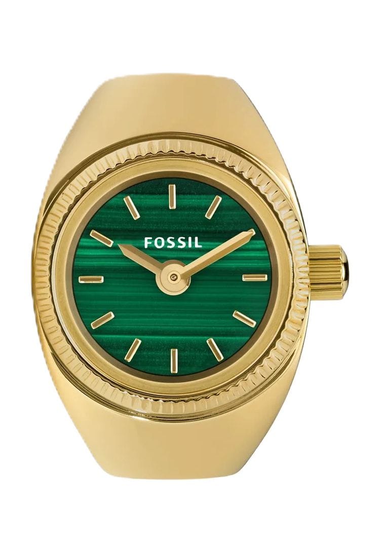 FOSSIL Damen Uhren-Ring 'ES5308', GRÜN, 99