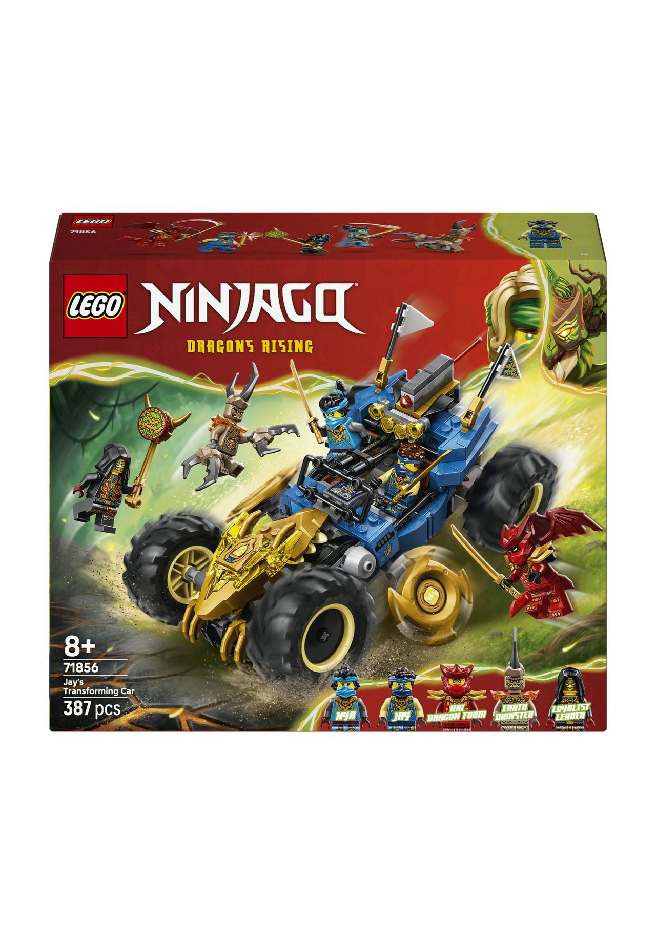 LEGO® NINJAGO® - 71856 Jays Transformationsflitzer, 152 MEHRFARBIG, 99