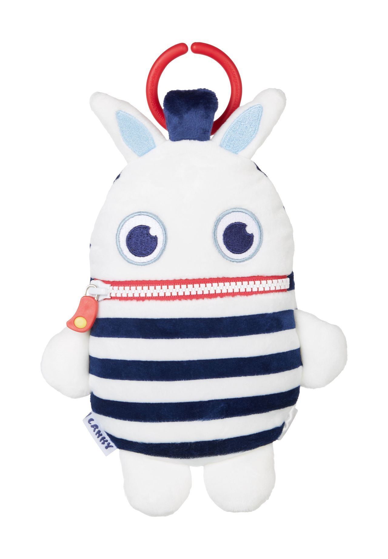 Schmidt Zoo Babies Edition Sorgenfresser 'Lanky', 23 cm, blau|weiß