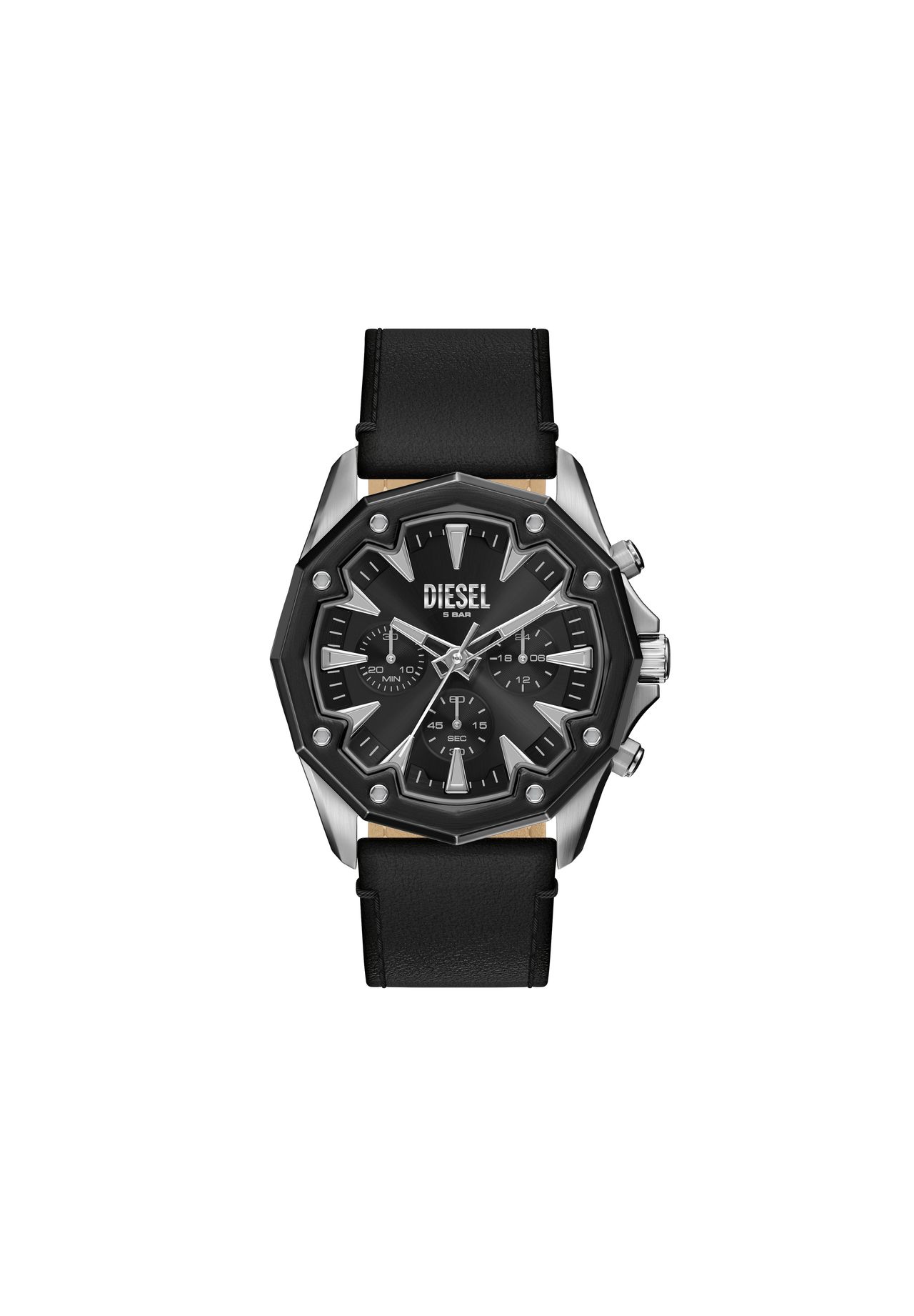 DIESEL® Diesel Herrenuhr Mercurial Chronograph aus blauem Edelstahl, DZ4704, Blau, _NULL