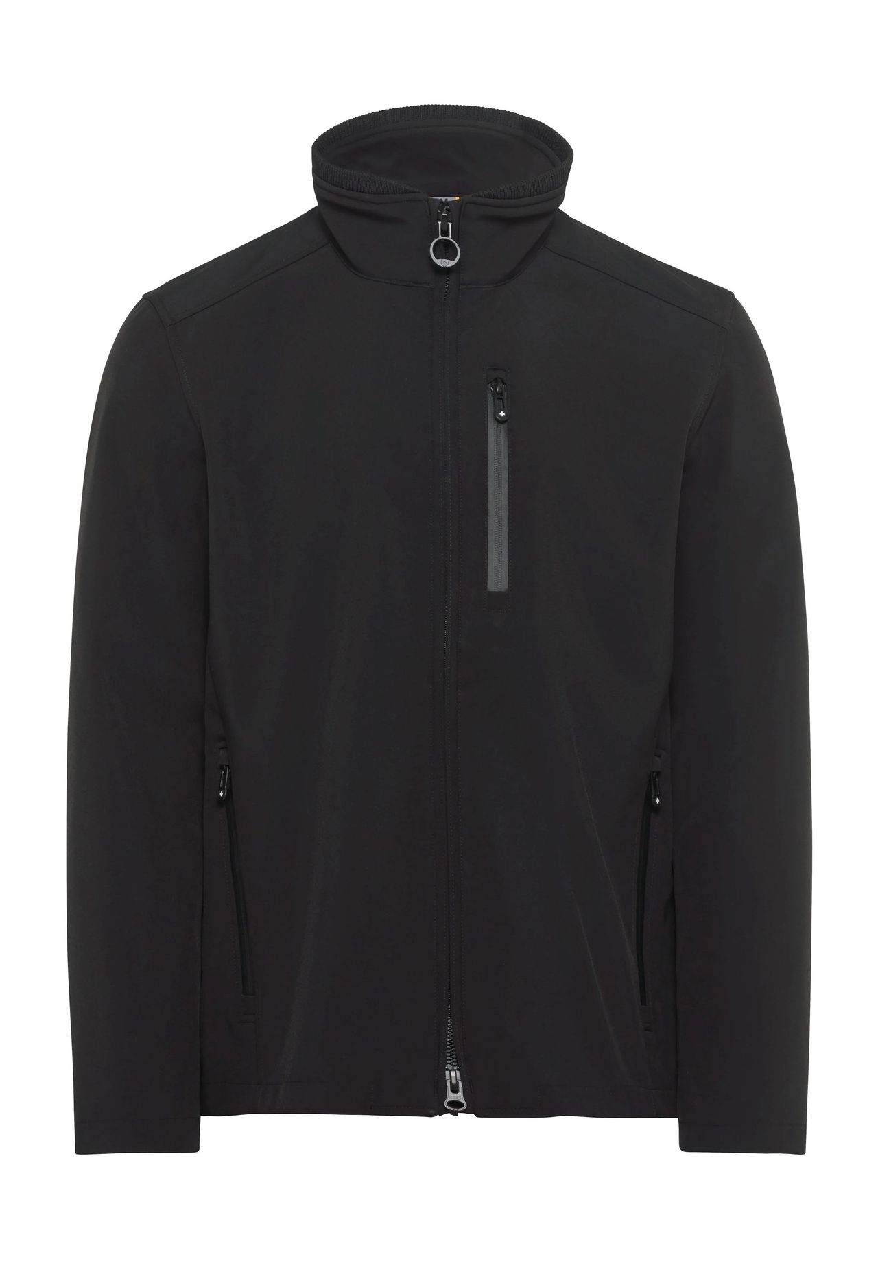 WELLENSTEYN Softshelljacke Alpinus, windabweisend, wasserabweisend, für Herren, schwarz, XL