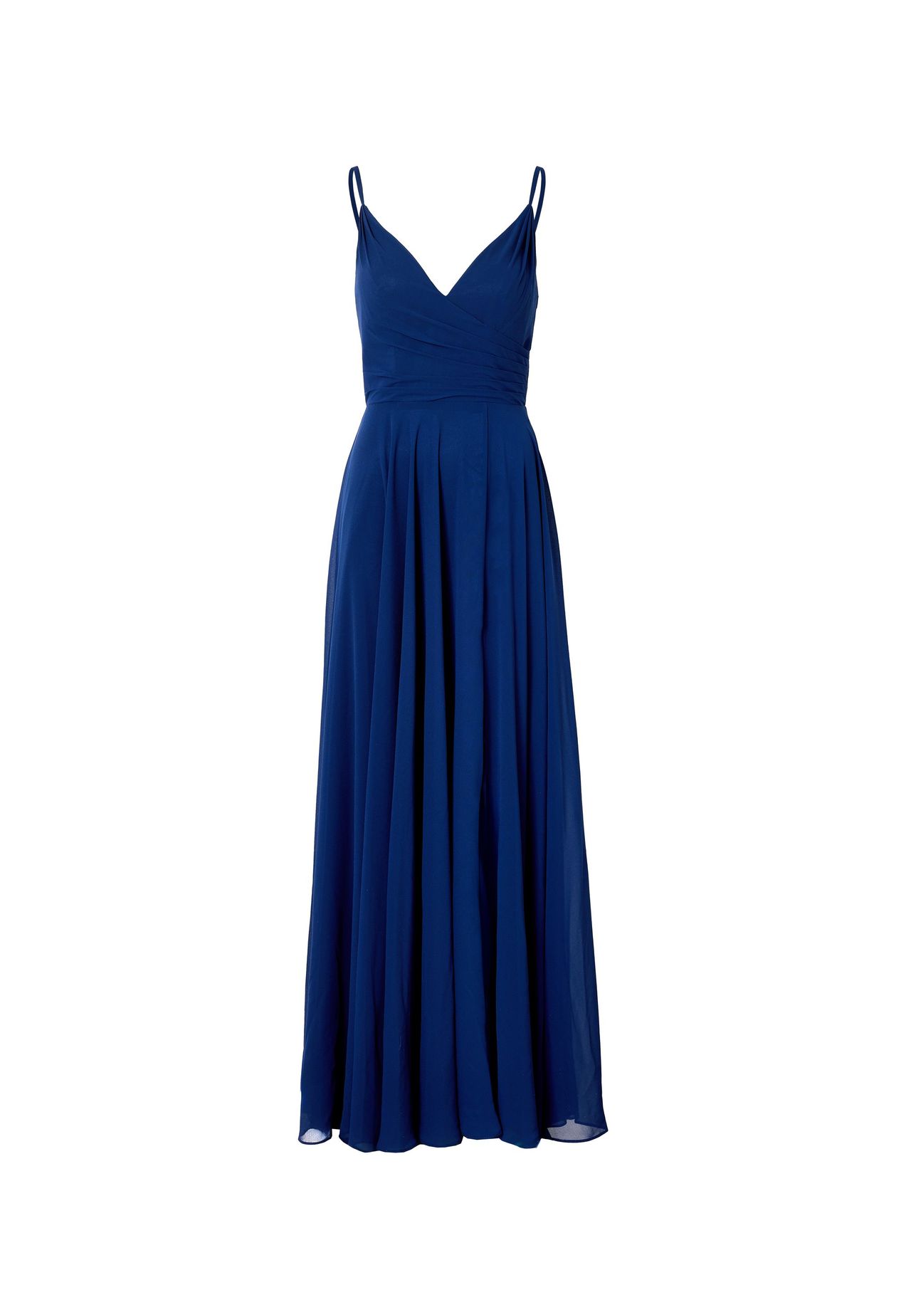 MASCARA© LONDON Abendkleid, V-Ausschnitt, für Damen, blau, 38