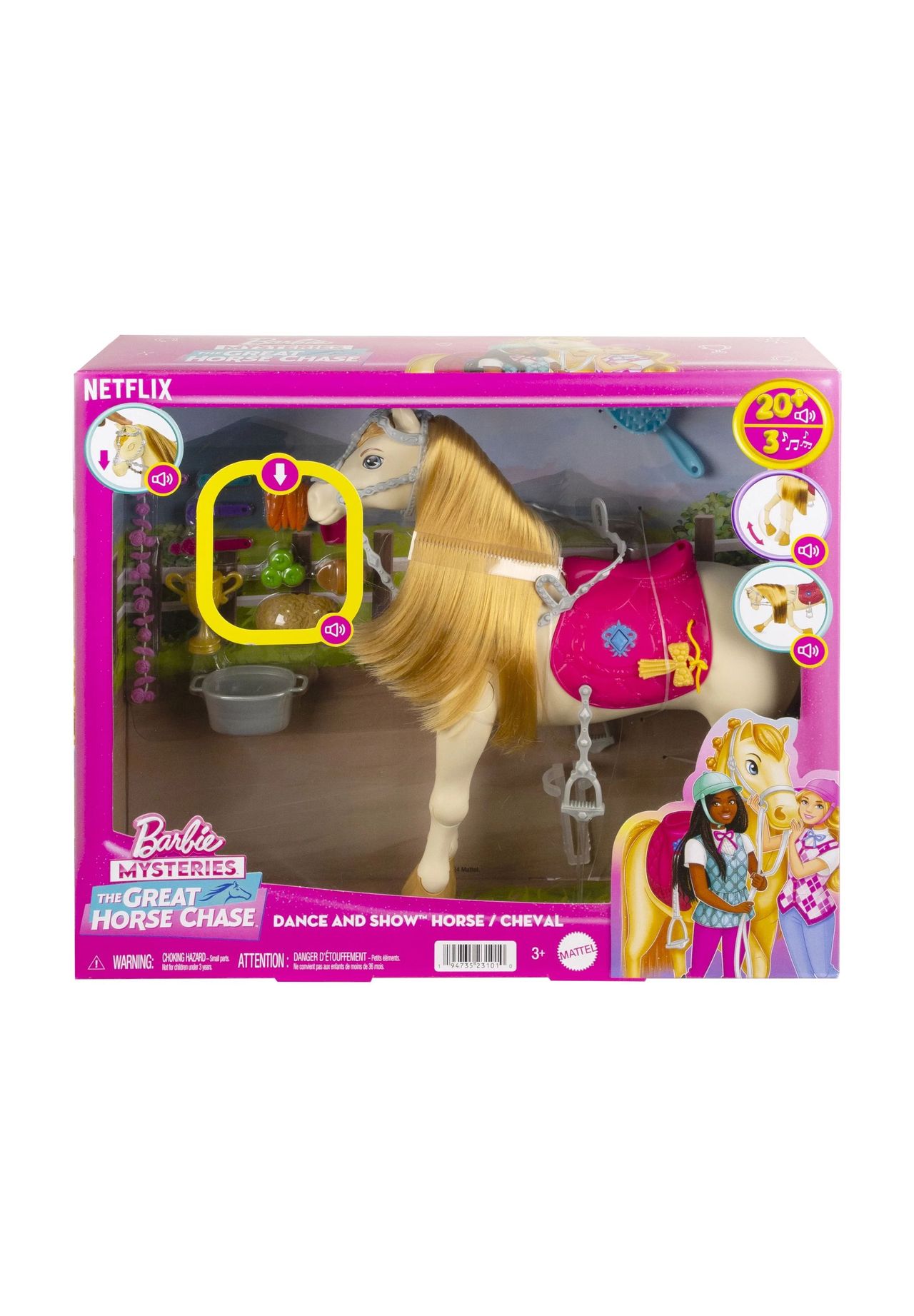 Barbie Mysteries Dance and Show Horse, mehrfarbig