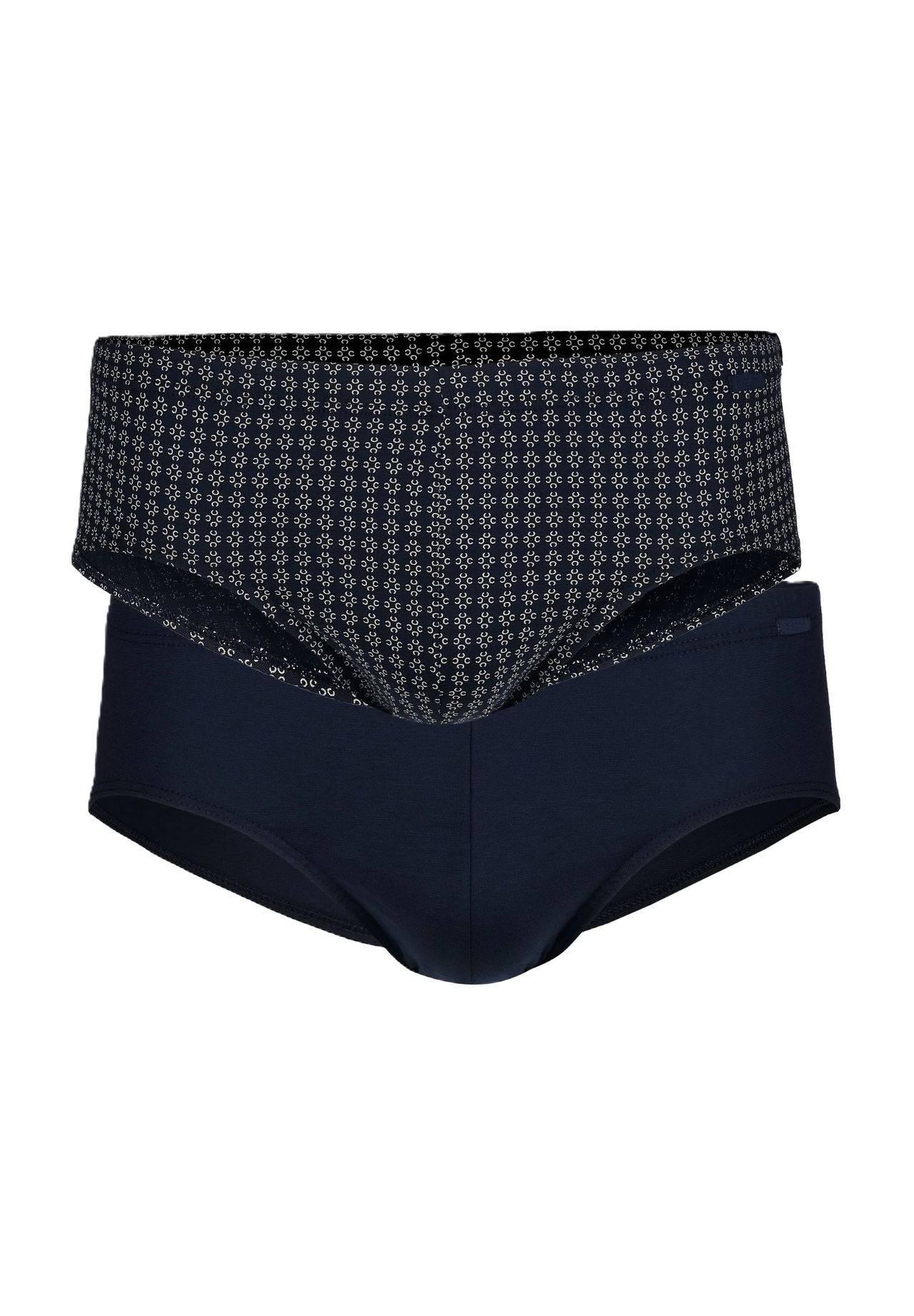 CALIDA Herren Slip, 2er-Pack Prints Benefit, blau, L
