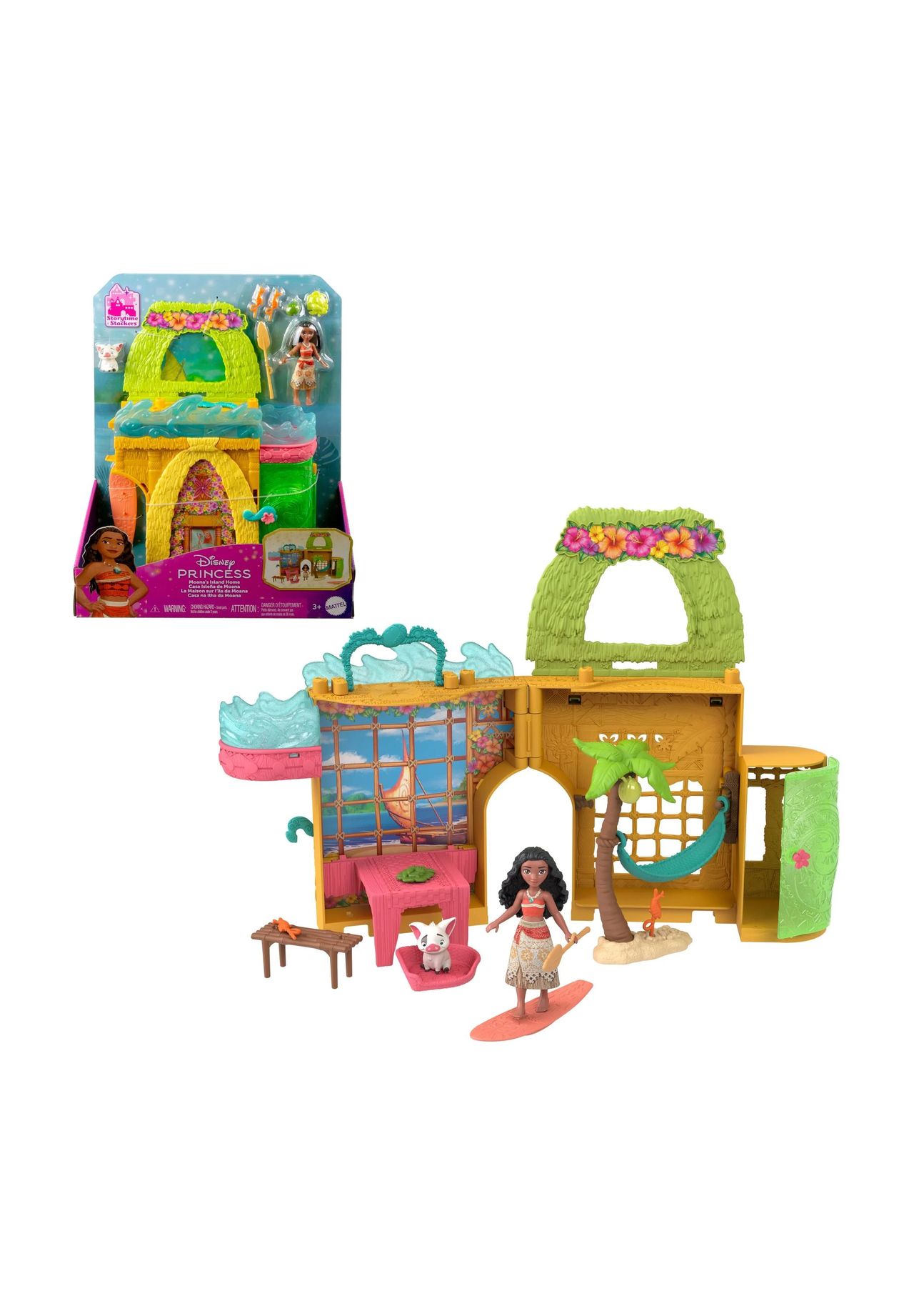 MATTEL Disney Princess Vaiana Storytime Stackers Puppenhaus
