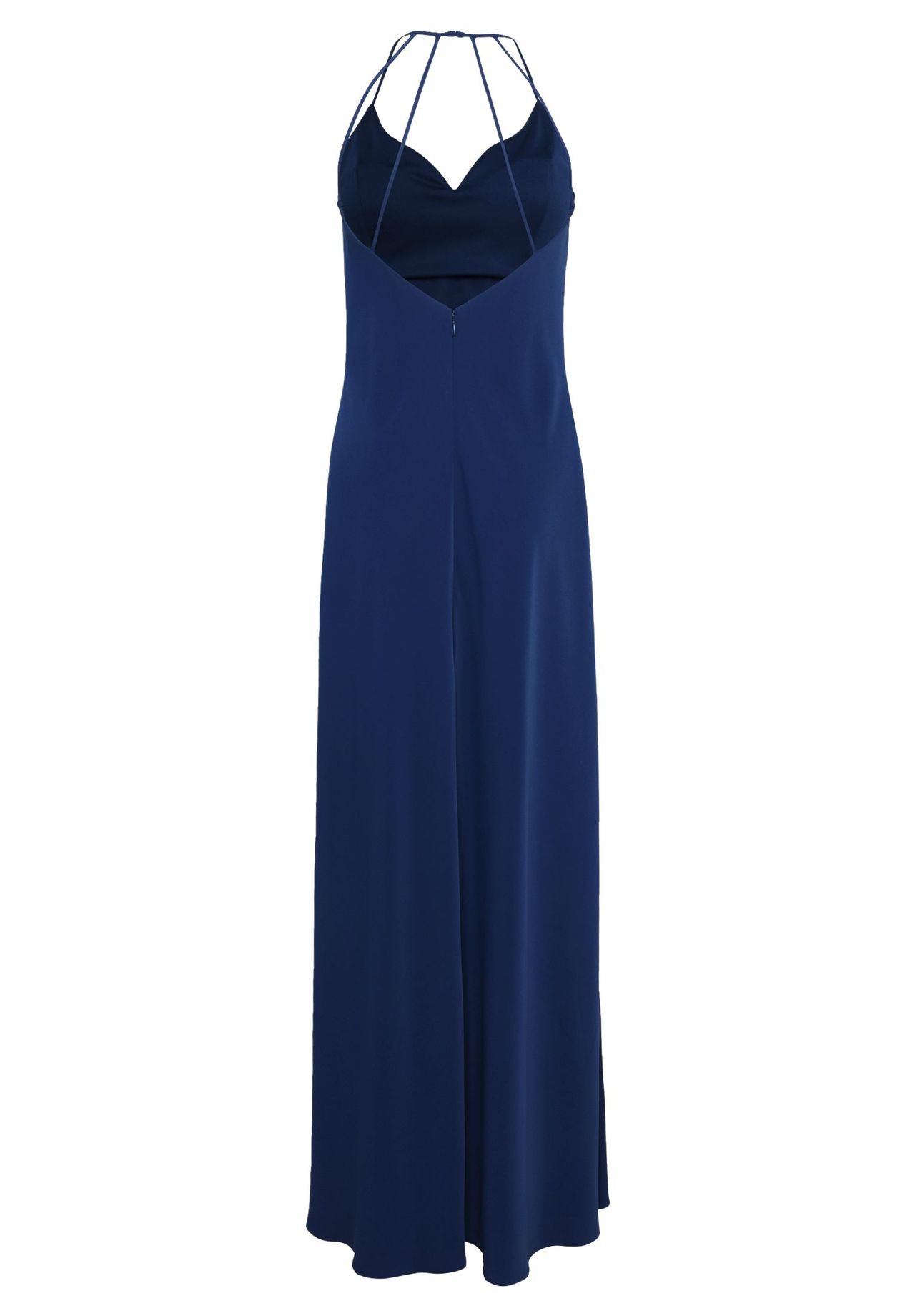 Vera Mont Abendkleid, Wasserfall-Ausschnitt, für Damen, blau, 34