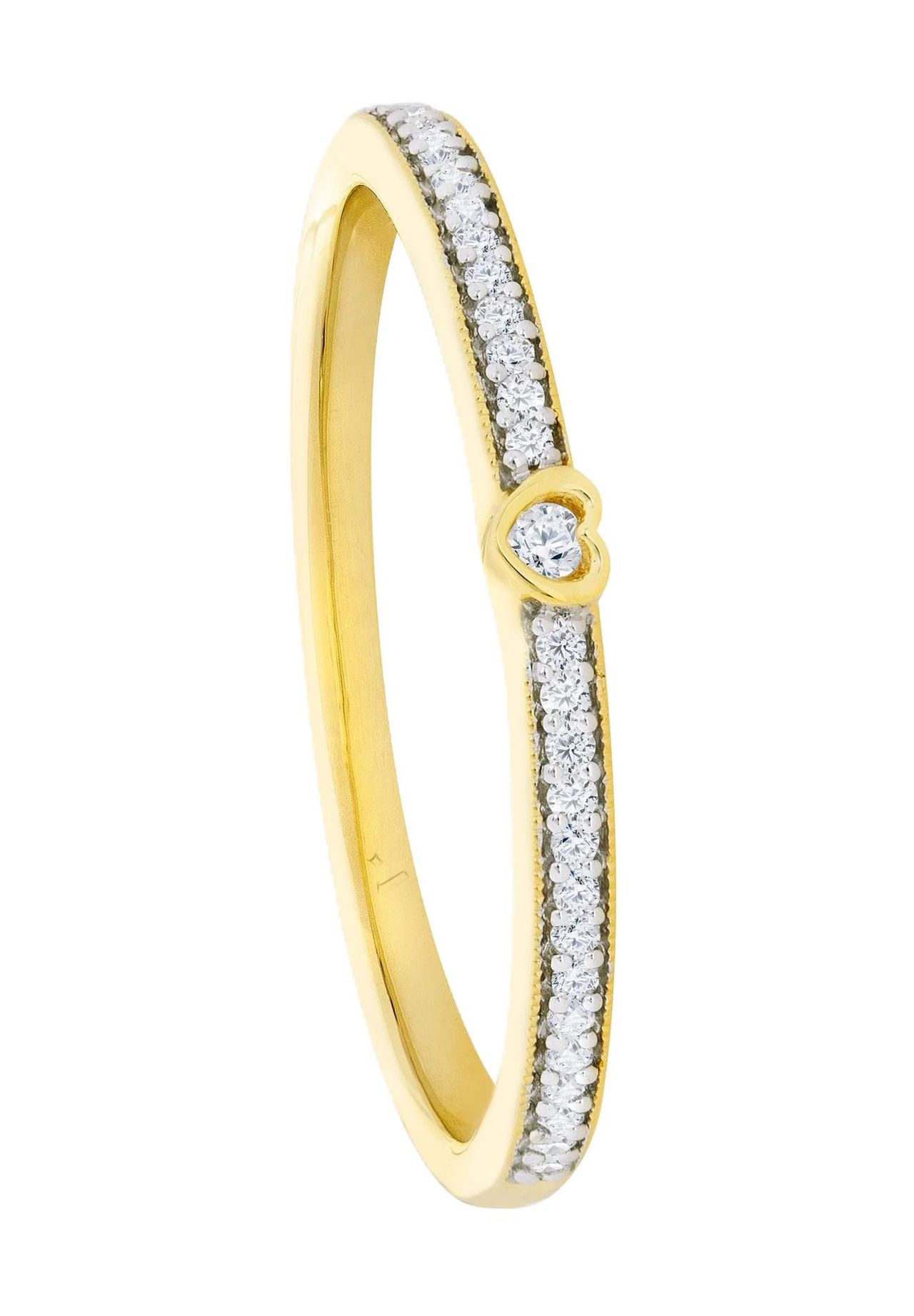 VANDENBERG Damen Ring, 375er Gold mit 29 Diamanten, zus. ca. 0,10 Karat, GOLD, 99