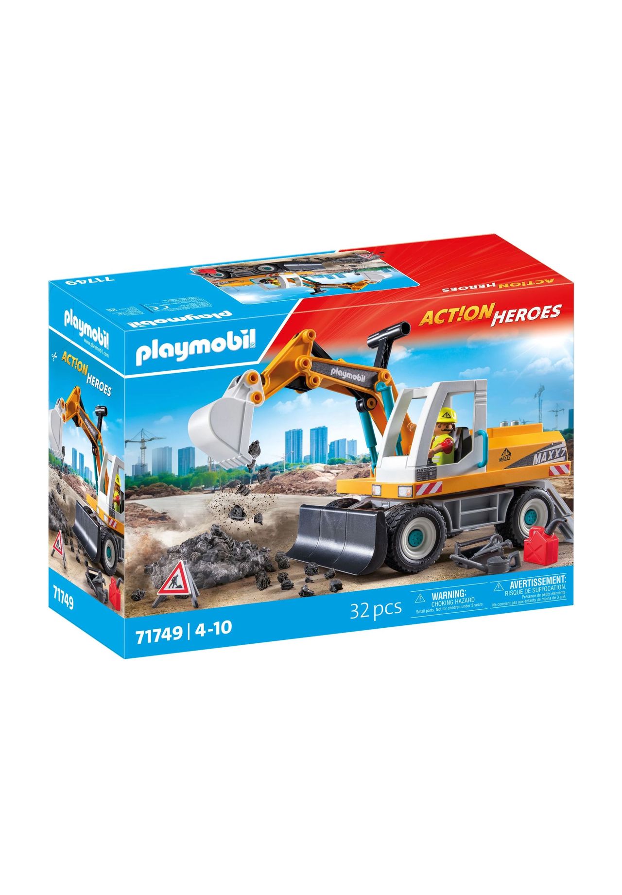 playmobil® Act!on Heroes - Großer Bagger 71749