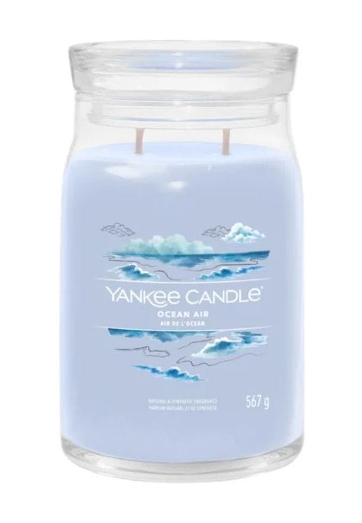 YANKEE CANDLE® Duftkerze'Ocean Air', 567 g, blau