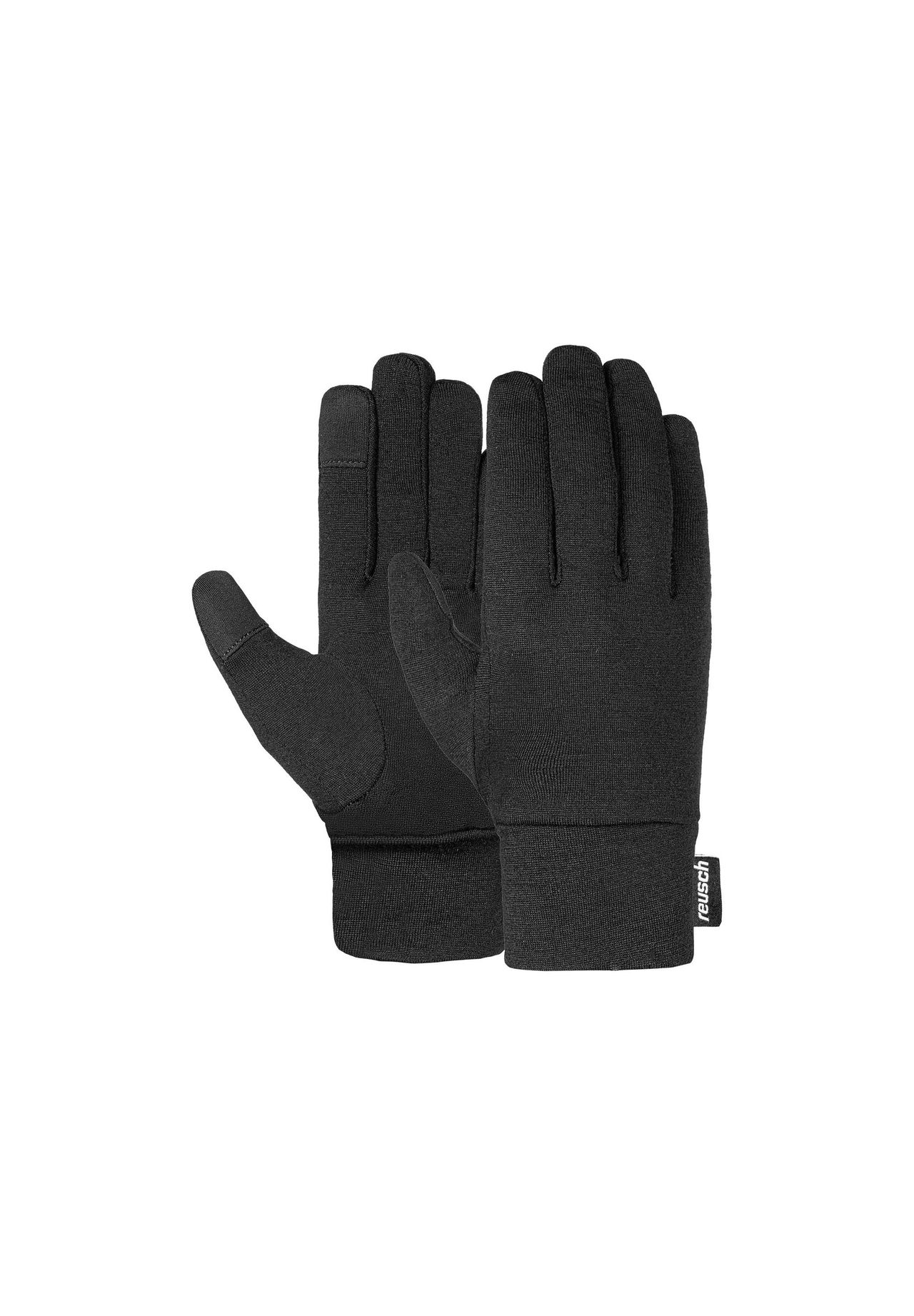 reusch Fingerhandschuh Merino Wool Touch-Tec, elastisch, schwarz, 10 1/2