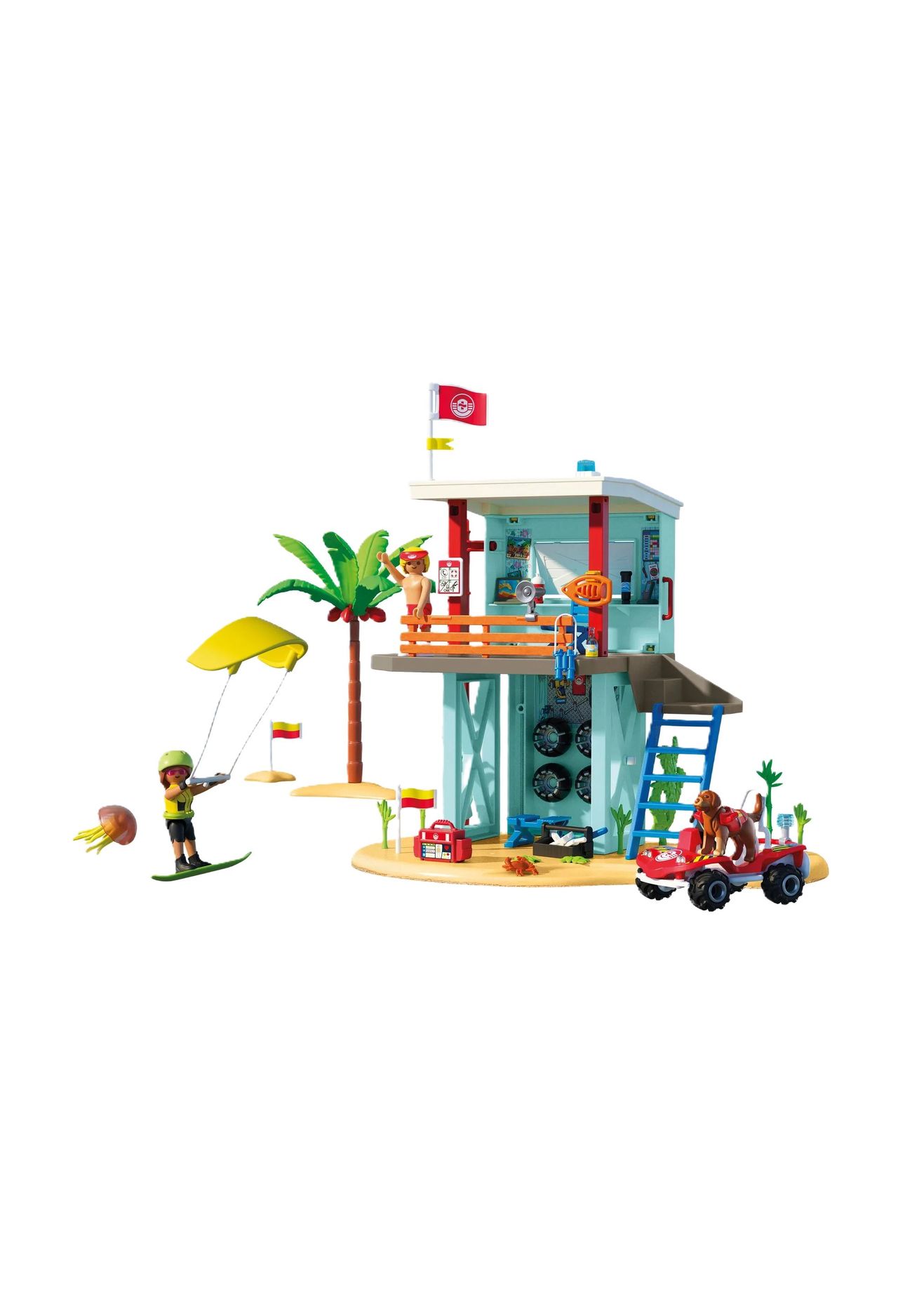 playmobil® my Life - Rettungsturm mit Beach buggy 71903