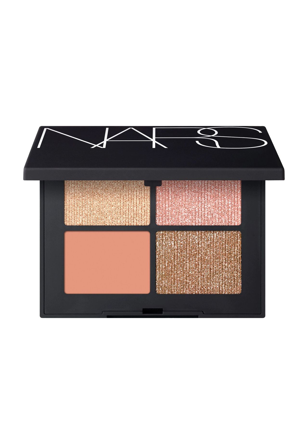 NARS Eyeshadow Quad, Augen Make-up, lidschatten, Puder, gold|orange|rot (TAJ MAHAL), mattierend|satin|schimmernd, Deckkraft: Hoch, hochpigmentiert, gold|orange|rot, 99
