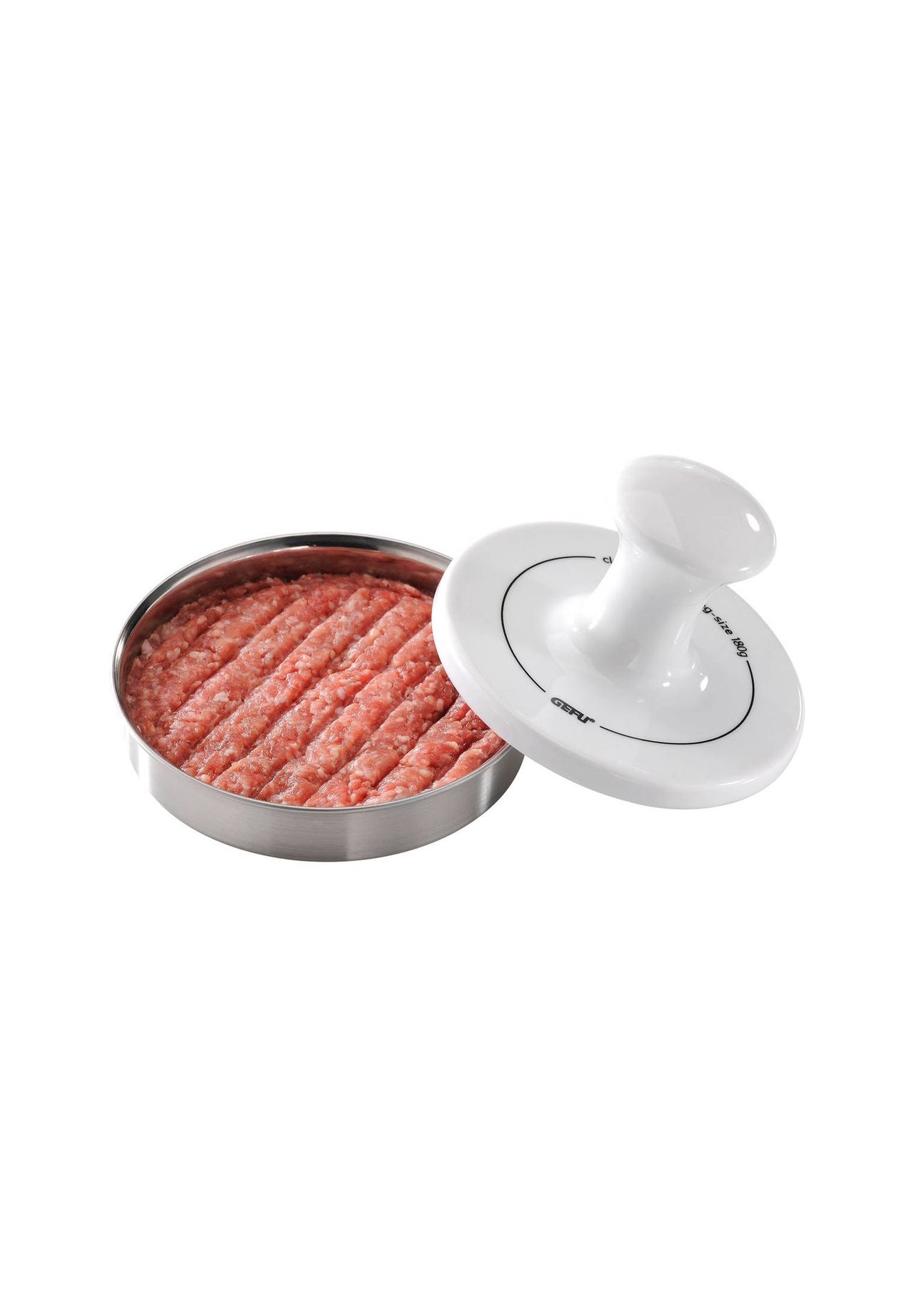 GEFU® Hamburgerpresse 'Spark', weiß