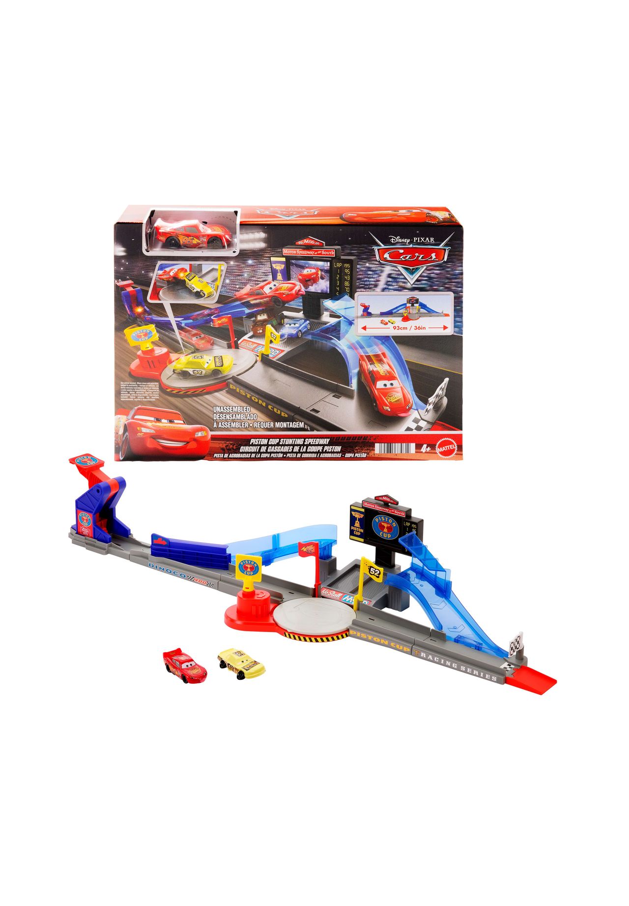Hot Wheels Disney Pixar Cars 2-in-1, MEHRFARBIG, 99