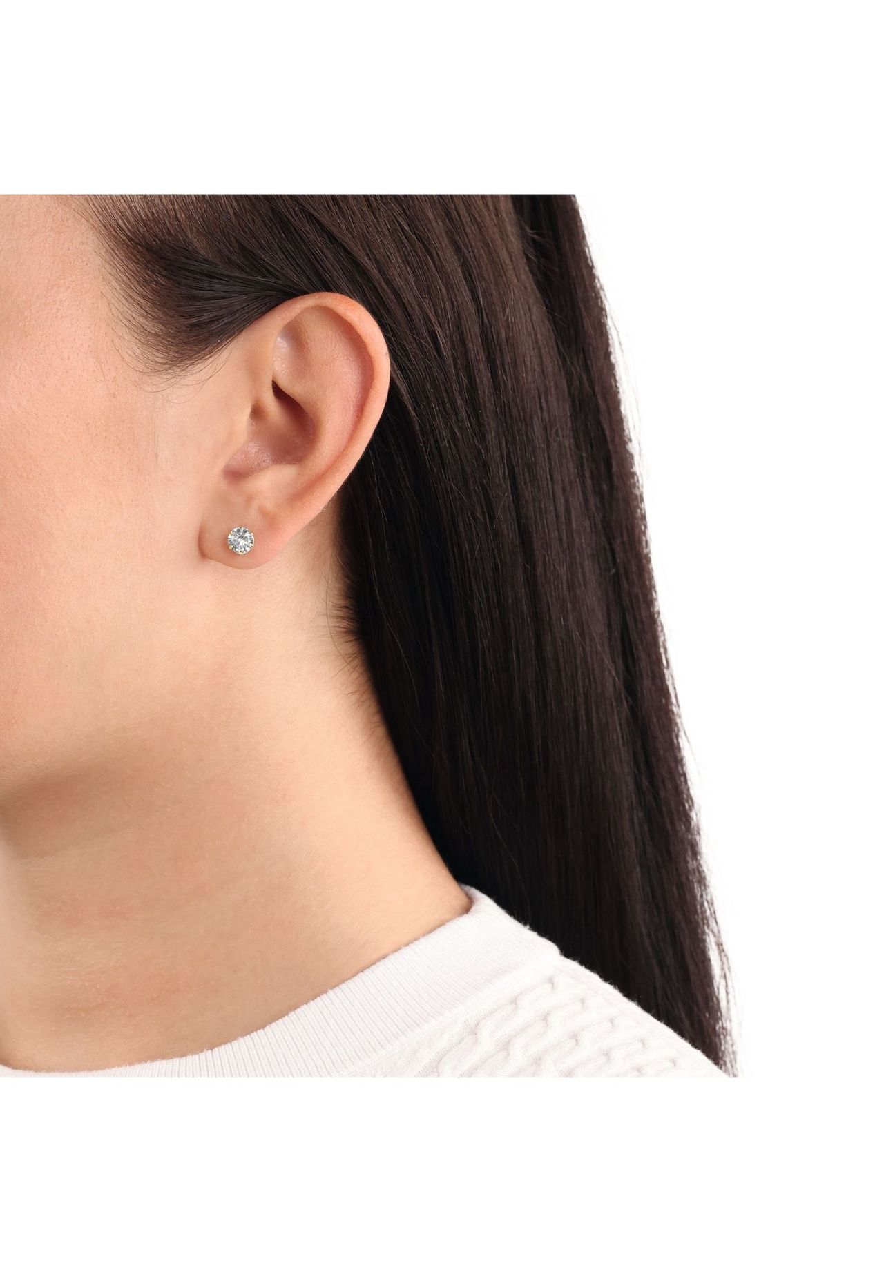 amor Damen Ohrstecker, 375er Gelbgold, GOLD