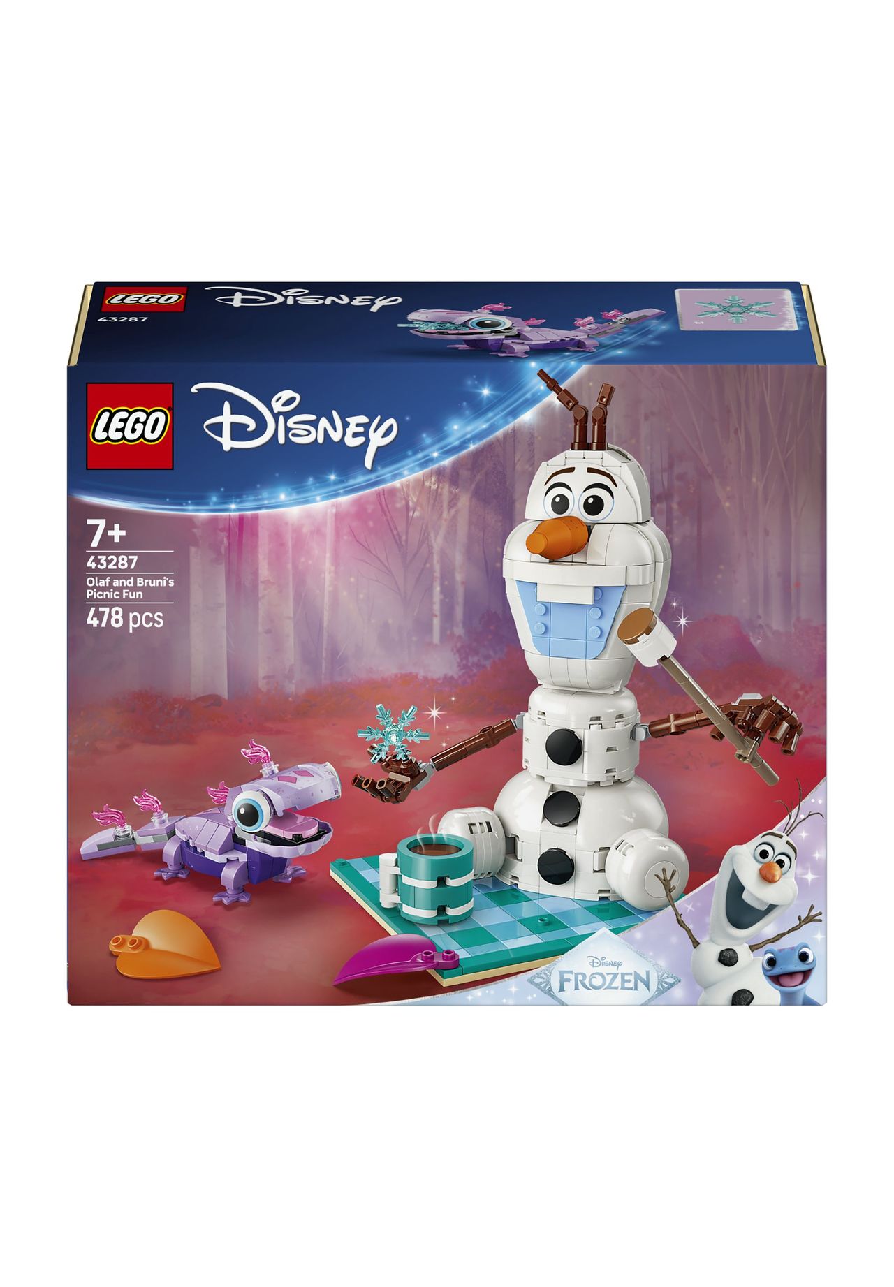 LEGO® Die Eiskönigin - 43287 Picknickspaß mit Olaf und Bruni, 152 MEHRFARBIG, 99