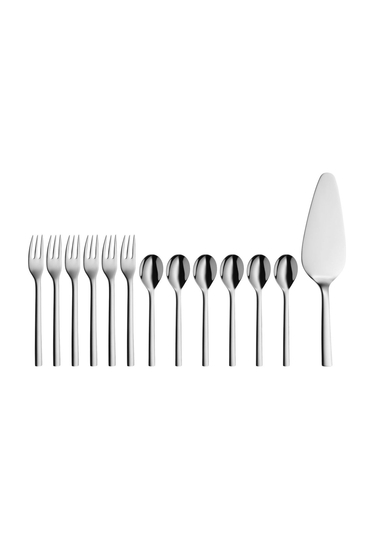 WMF Kuchenbesteck-Set, 13-teilig, silber