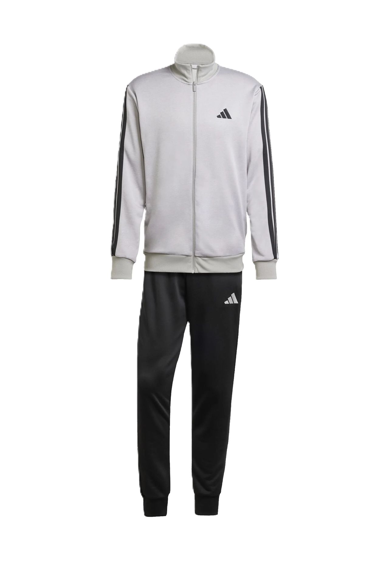 adidas Trainingsanzug, Stehkragen, für Herren, grau, L