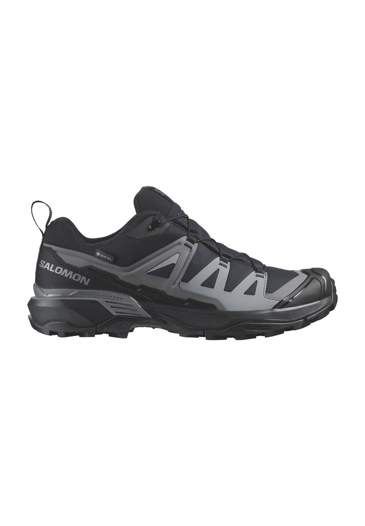 salomon Wanderschuhe 'X Ultra 360 GTX', wasserdicht, atmungsaktiv, für Herren, schwarz, 44 2/3