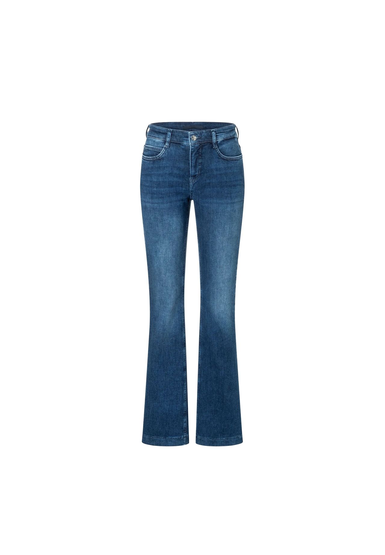 MAC Jeanshose, 5-Pocket, für Damen, blau, 38/32