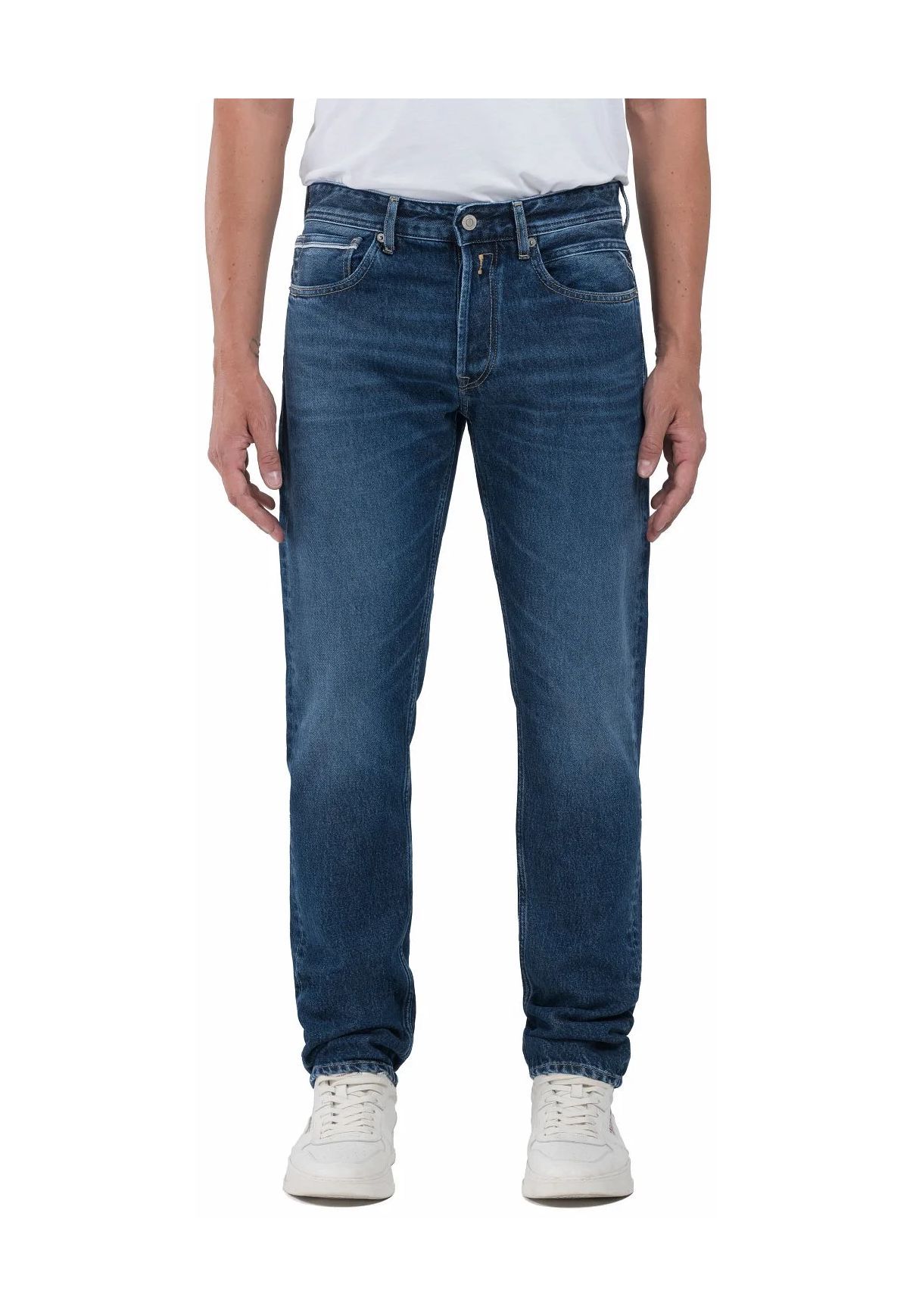 REPLAY Jeanshose, Five-Pocket, für Herren, blau, 34/30