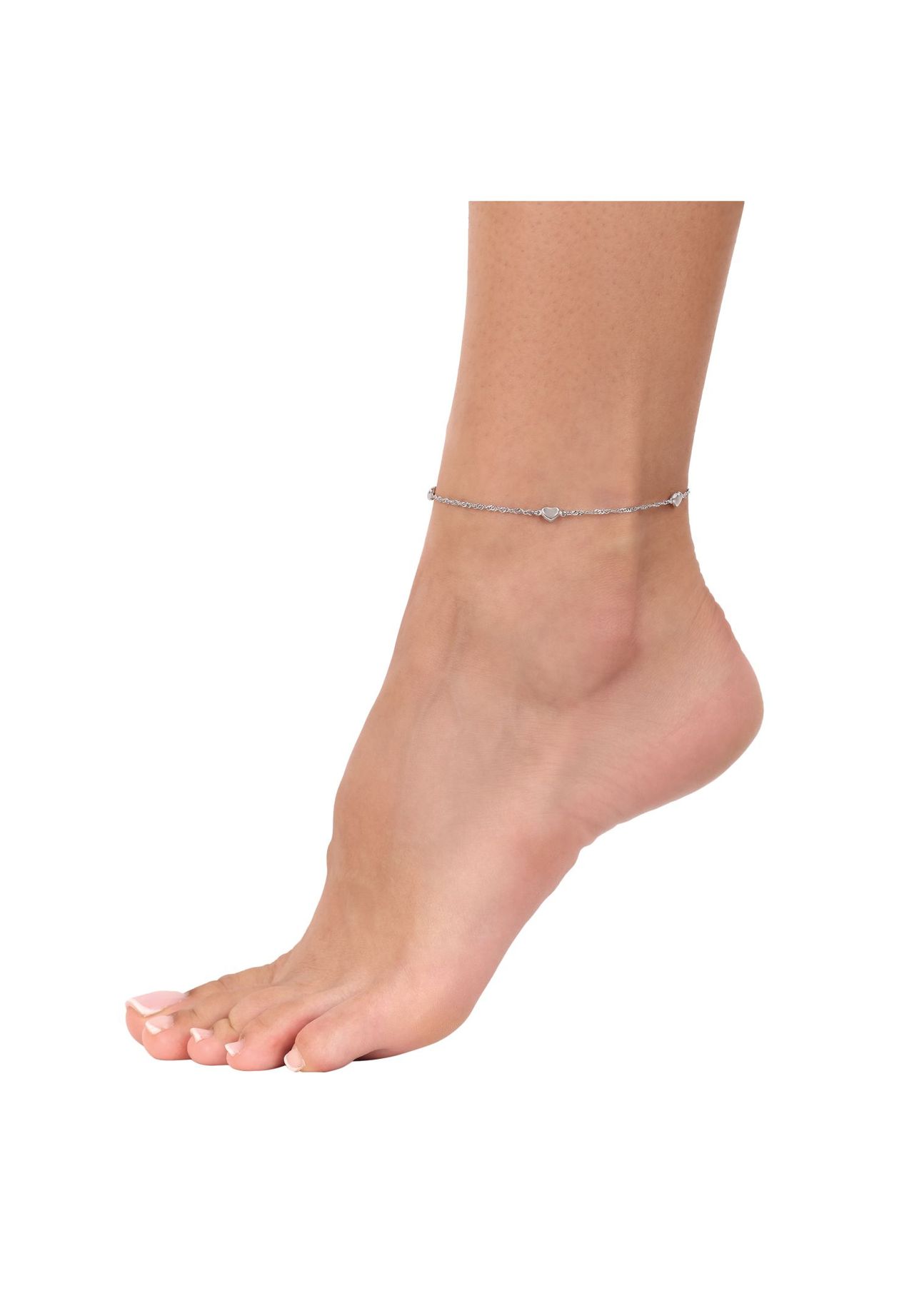 amor Damen Fußkettchen, 925er Silber, SILBER