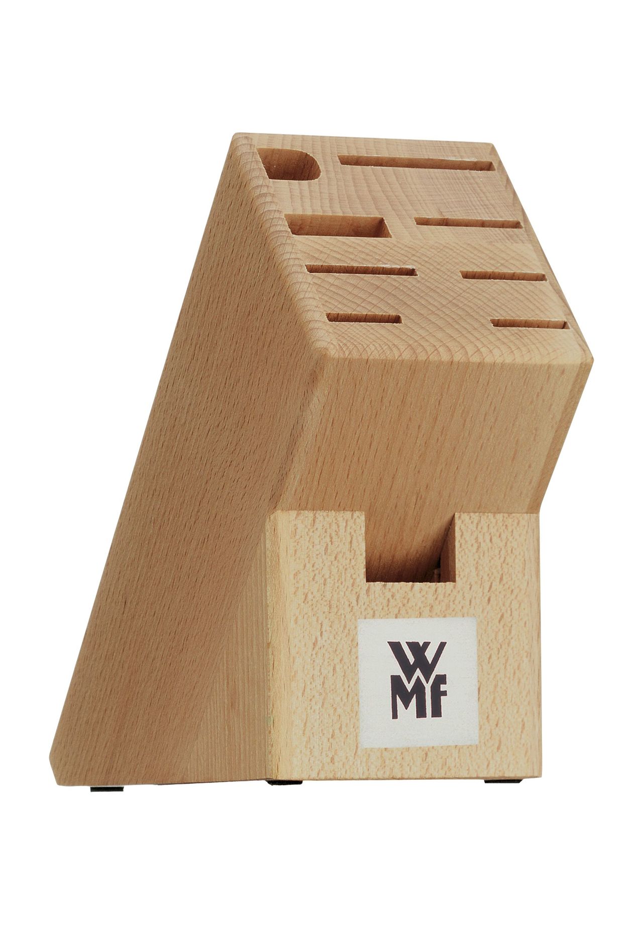 WMF Messerblock, Buche, unbestückt, beige