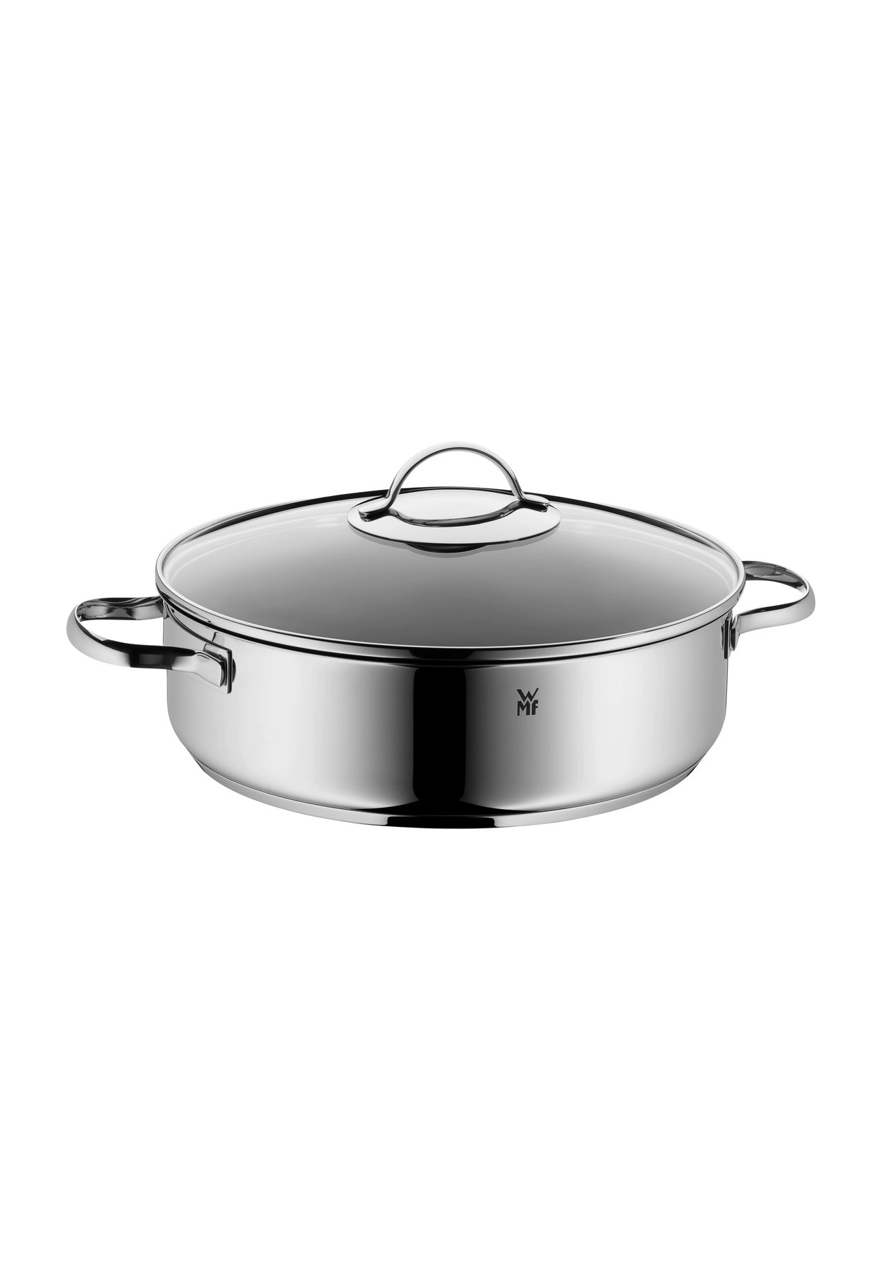 WMF Servierschmorpfanne, 28 cm, silber