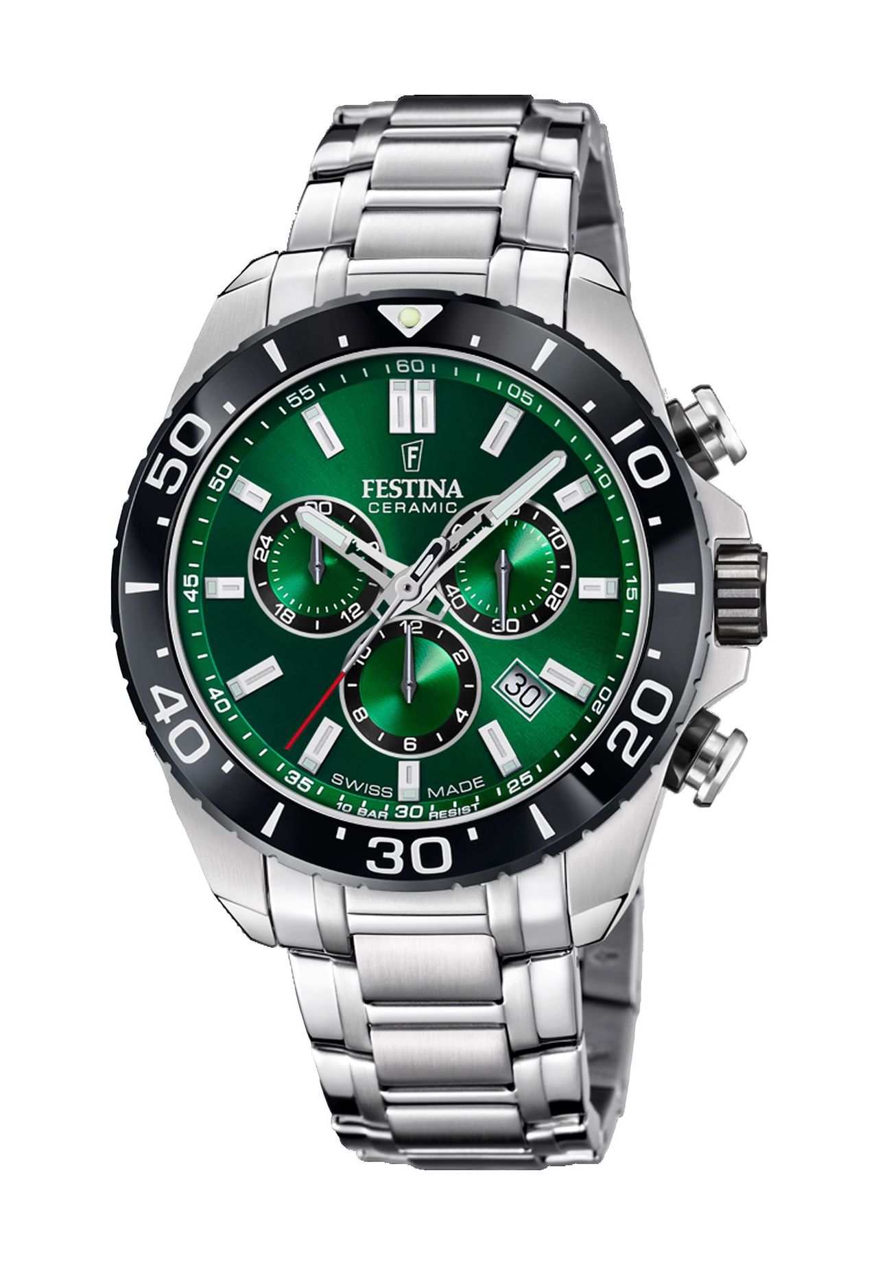 FESTINA Herren Chronograph 'F20042', GRÜN