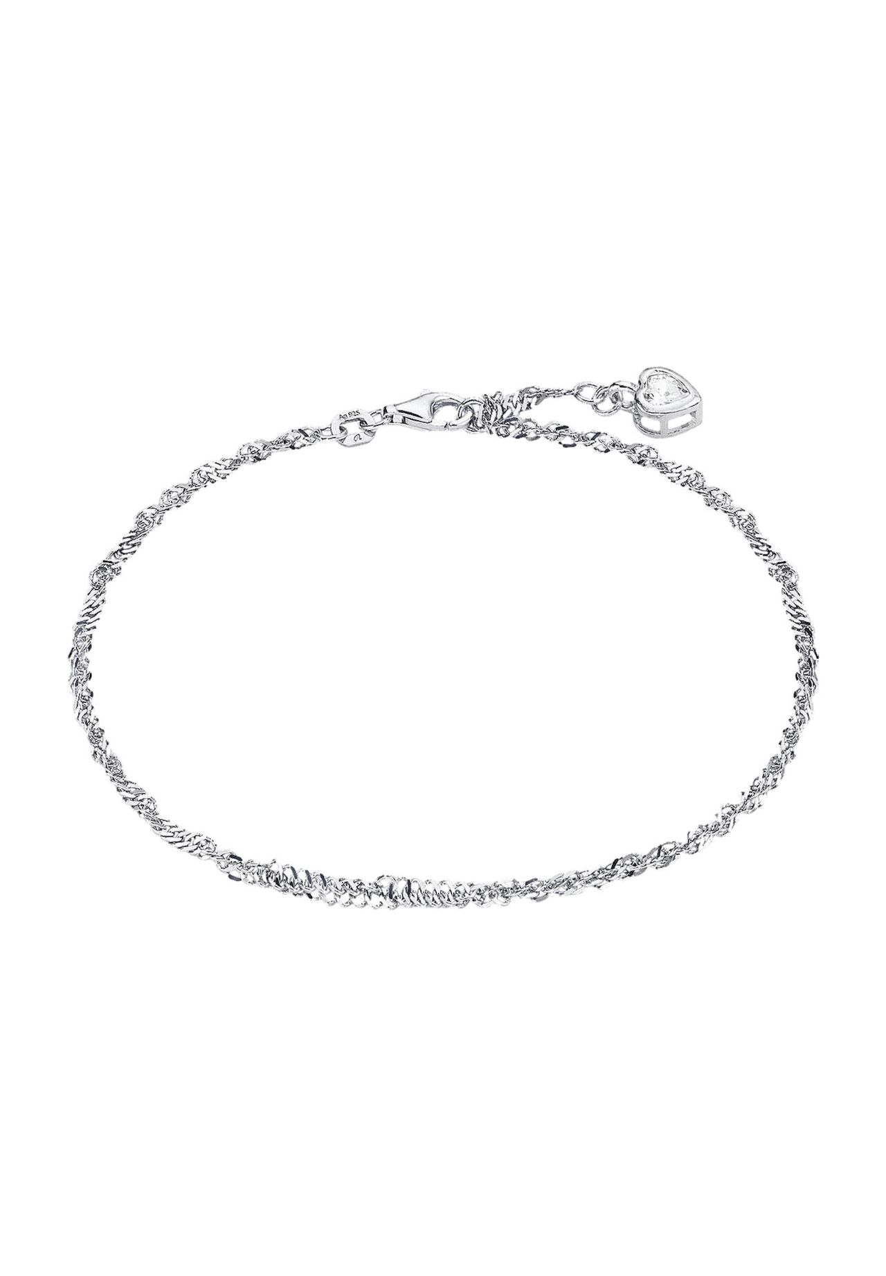 amor Damen Fußkettchen, 925er Silber, silber