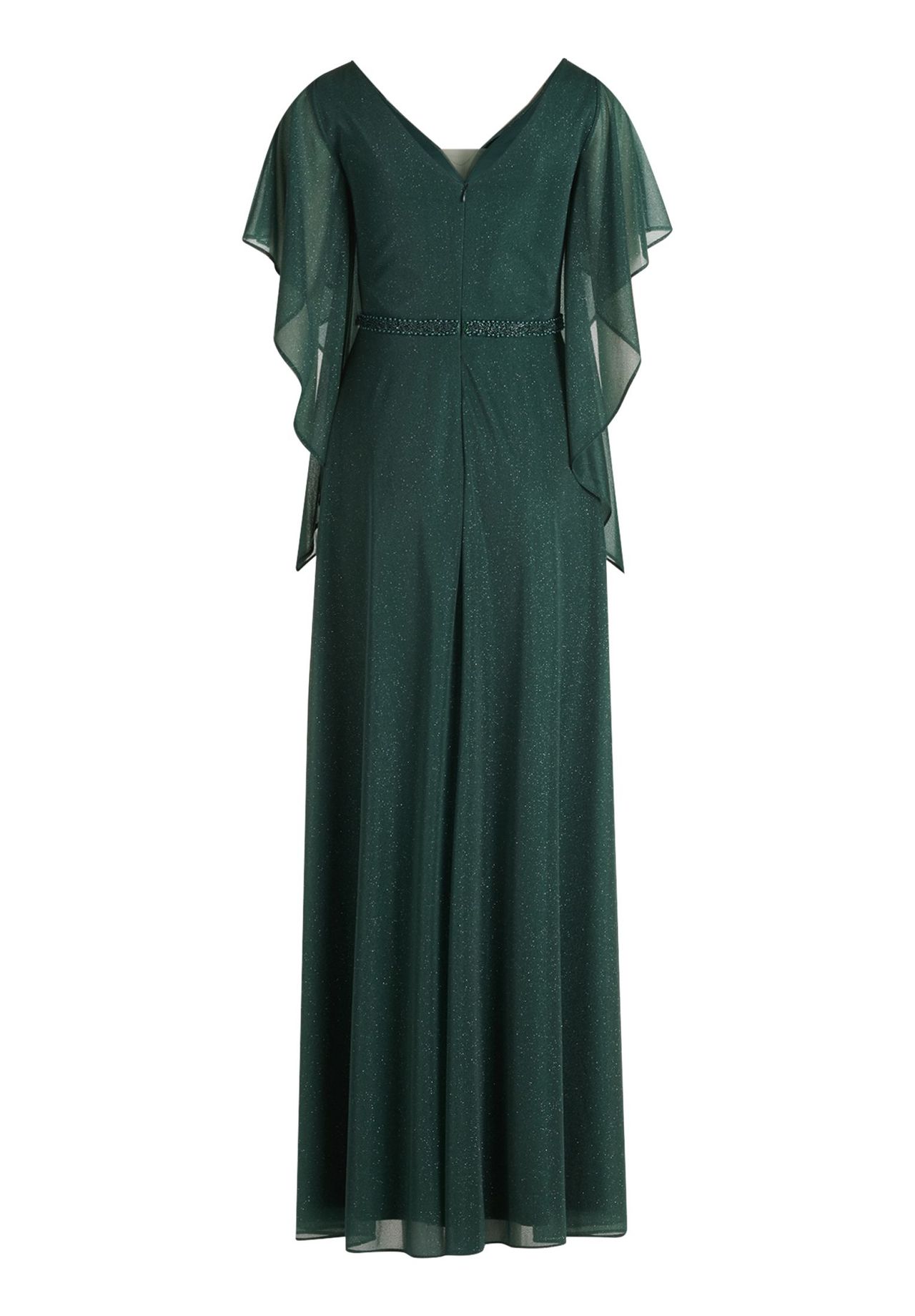 Vera Mont Abendkleid im Glitzer-Look, grün, 38