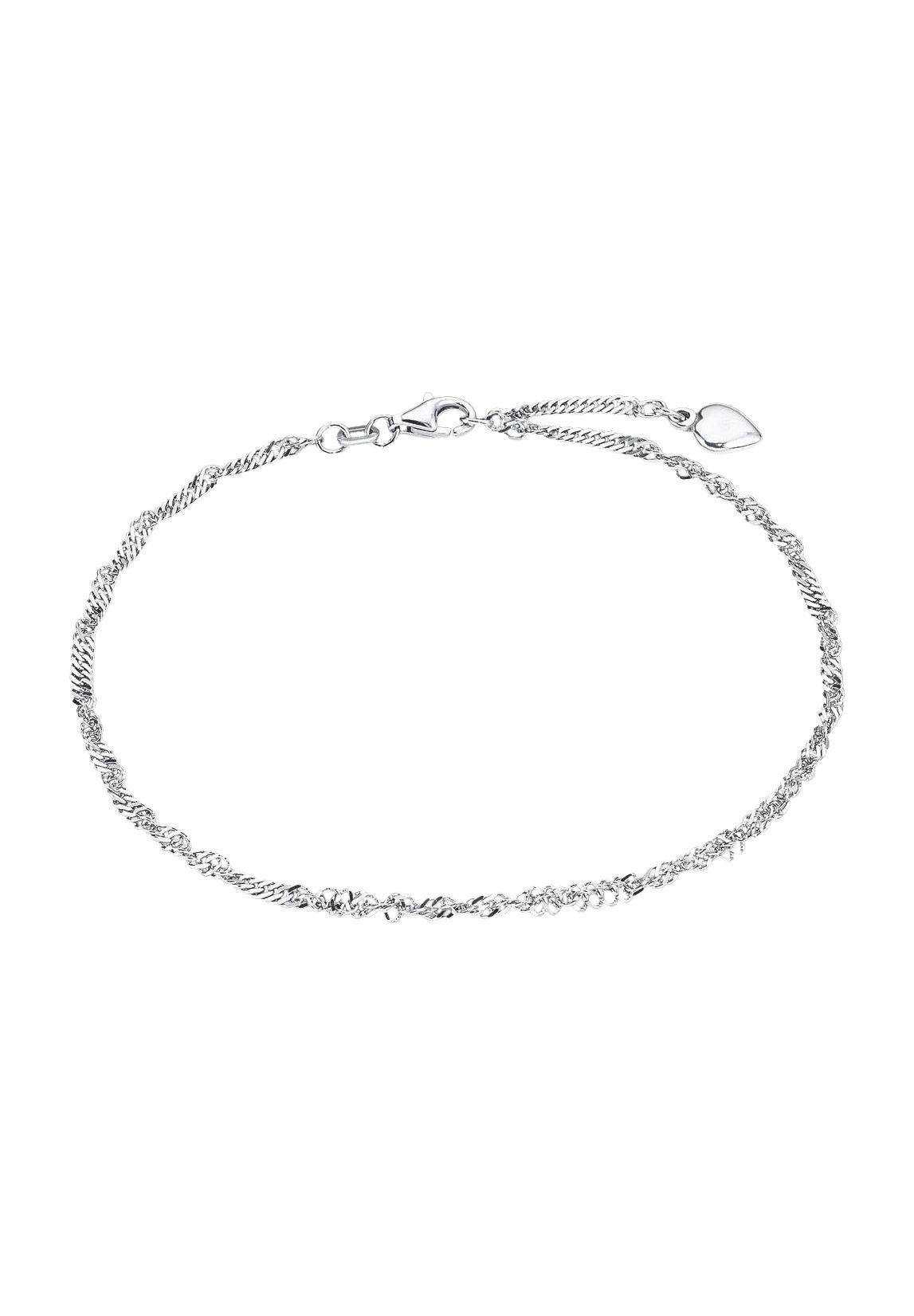 amor Damen Fußkettchen, 925er Silber, silber