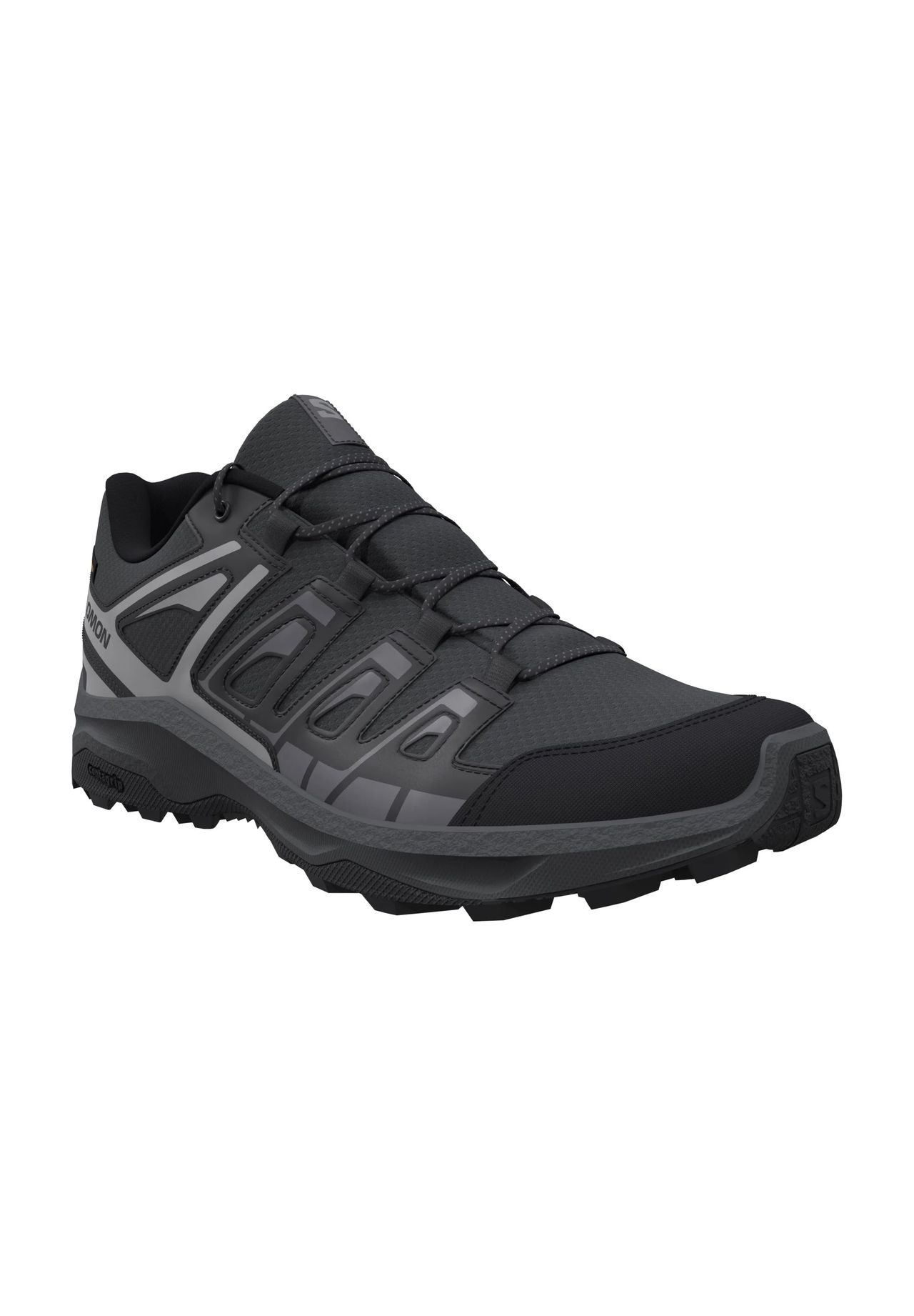 salomon Trekkingschuhe, Gore-Tex, für Herren, schwarz, 44 2/3
