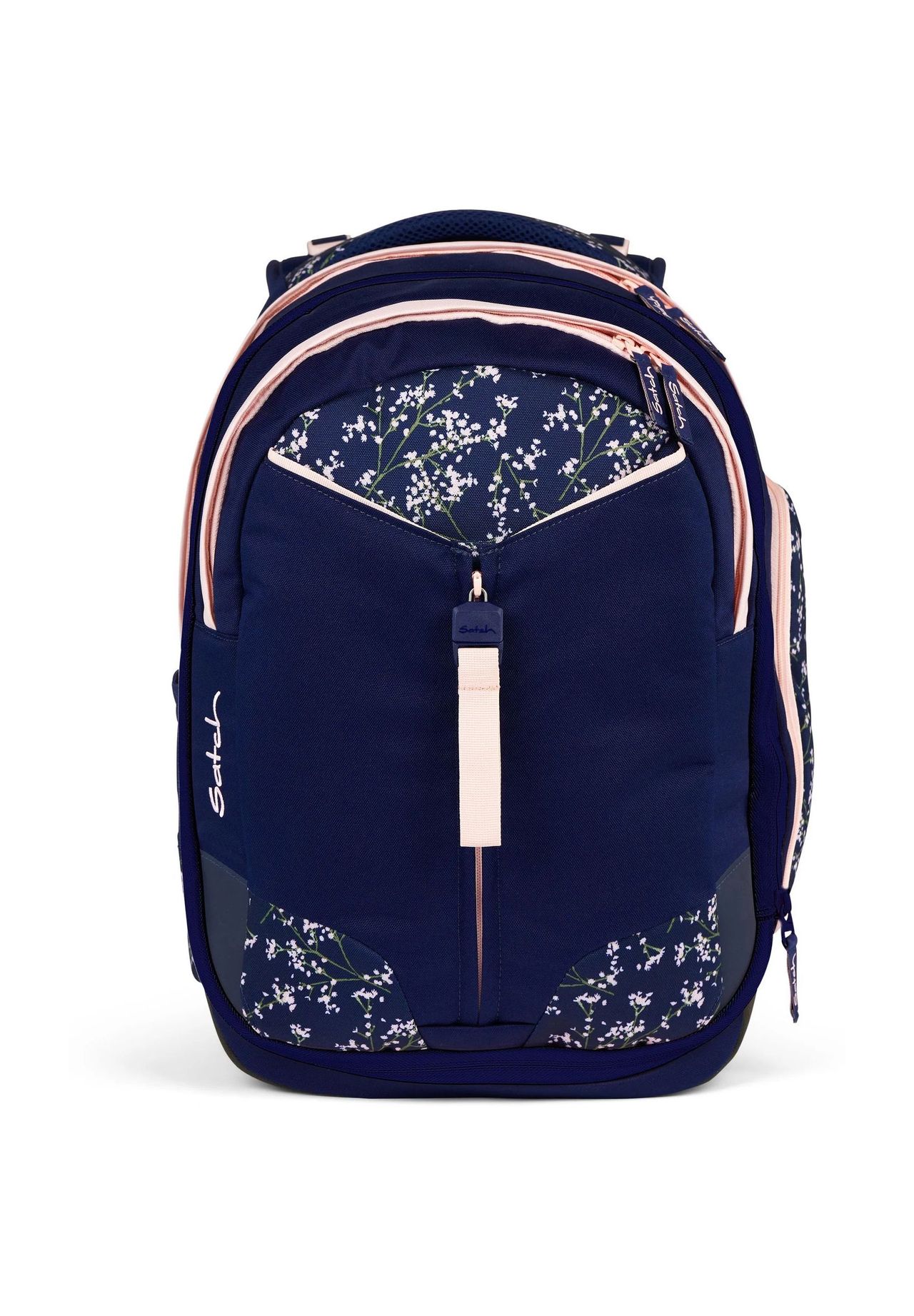 Satch Schulrucksack, Reflektoren, Zweiwege-Reißverschluss, für Kinder, blau, 99