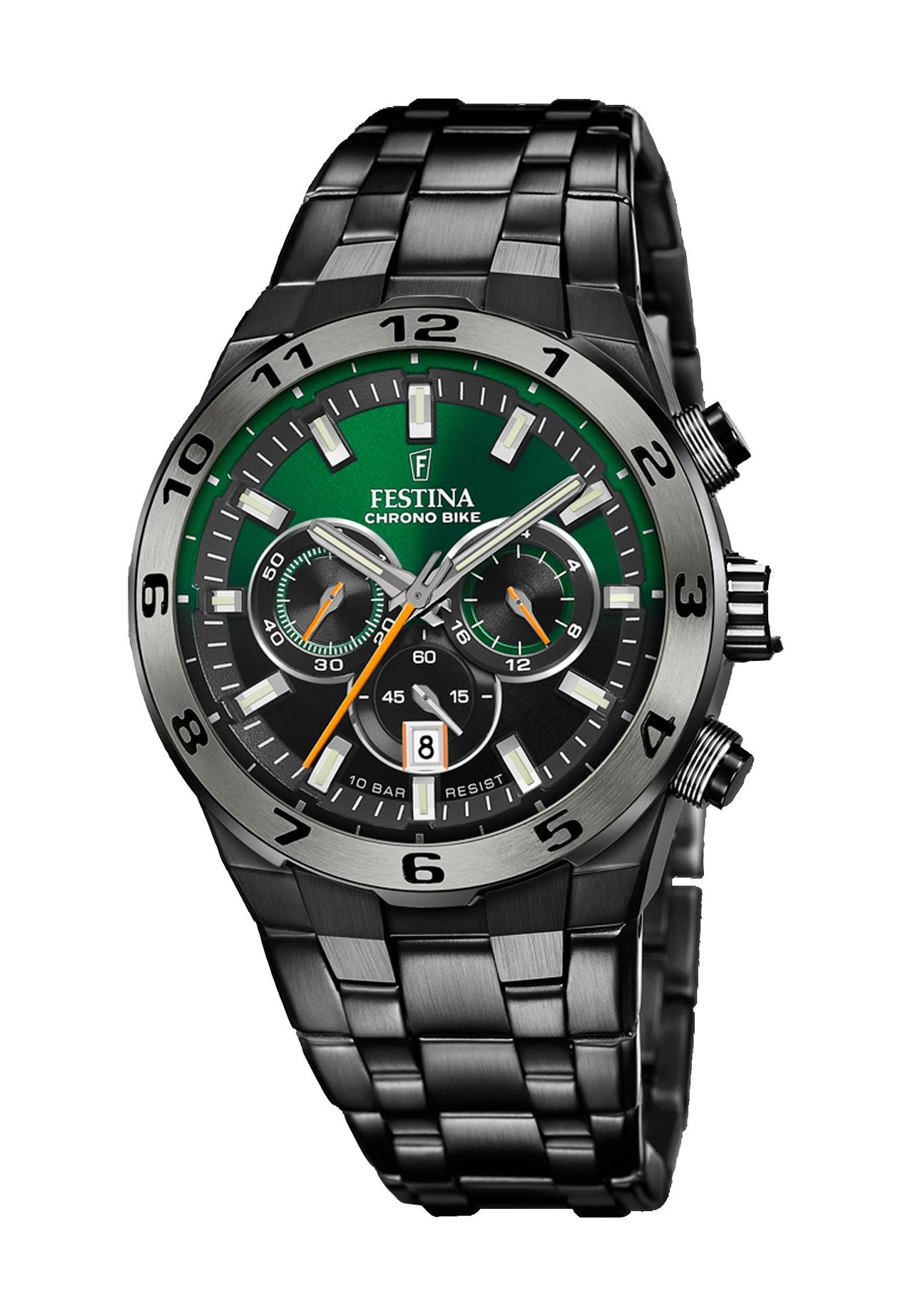 FESTINA Herren Armbanduhr 'F20673/2', GRÜN/SCHWARZ