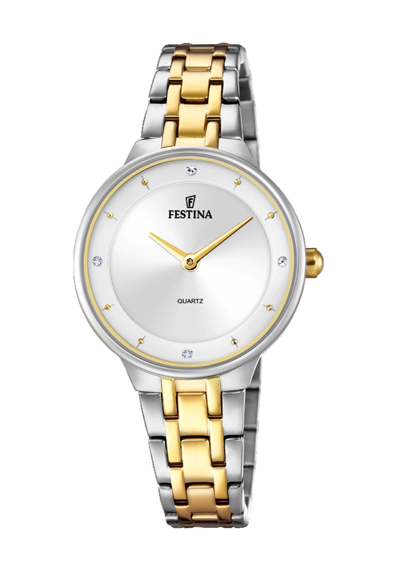 FESTINA Damenuhr, SILBER/GOLD, 99