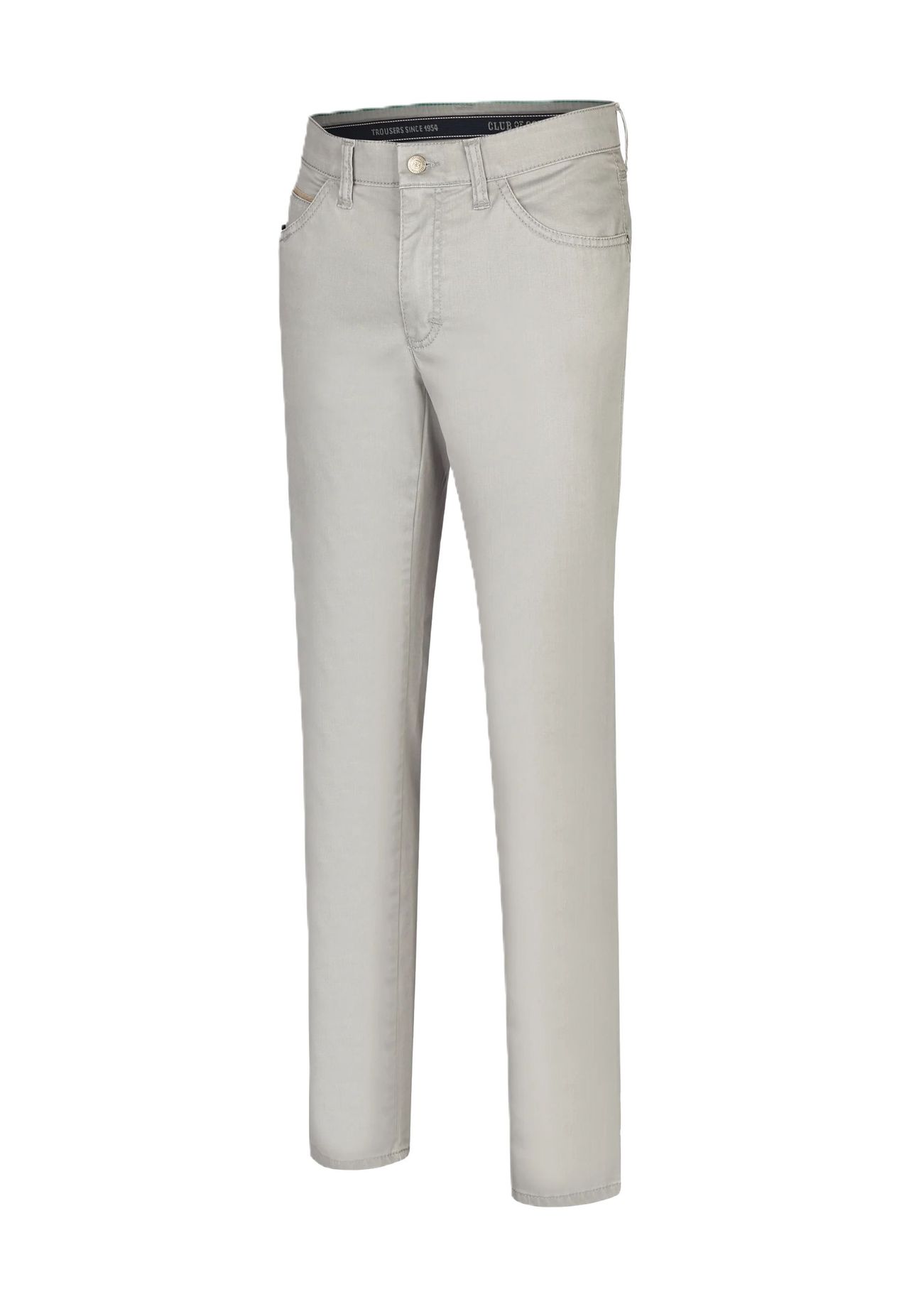 CLUB OF COMFORT Chinohose, Handytasche, Hemdstopper, für Herren, grau, 42/32