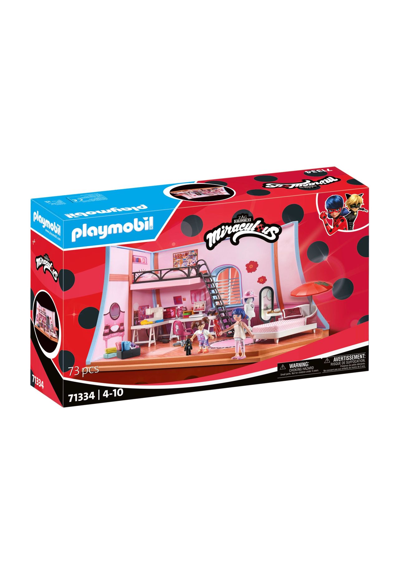 playmobil® Miraculous - Marinettes Loft 71334
