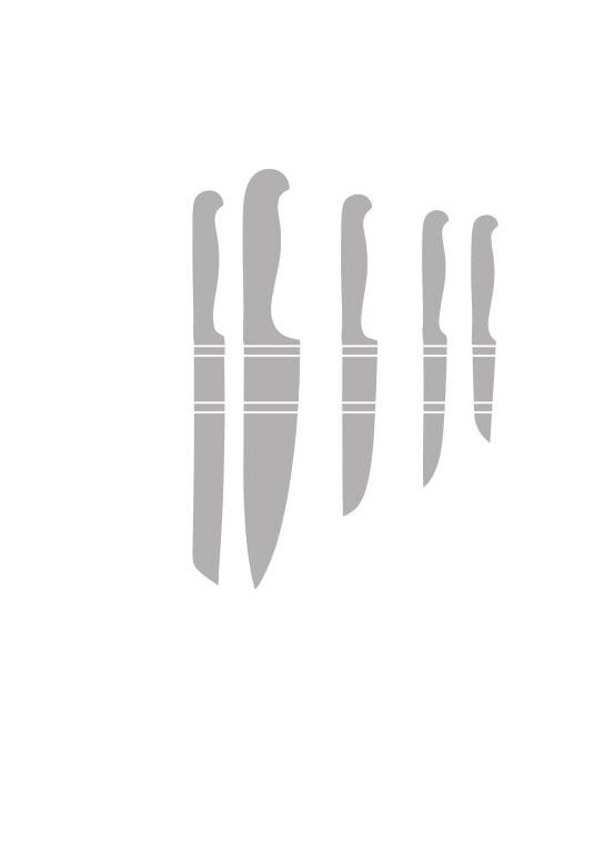 WMF Magnetleiste, 35 cm, Silber/Schwarz